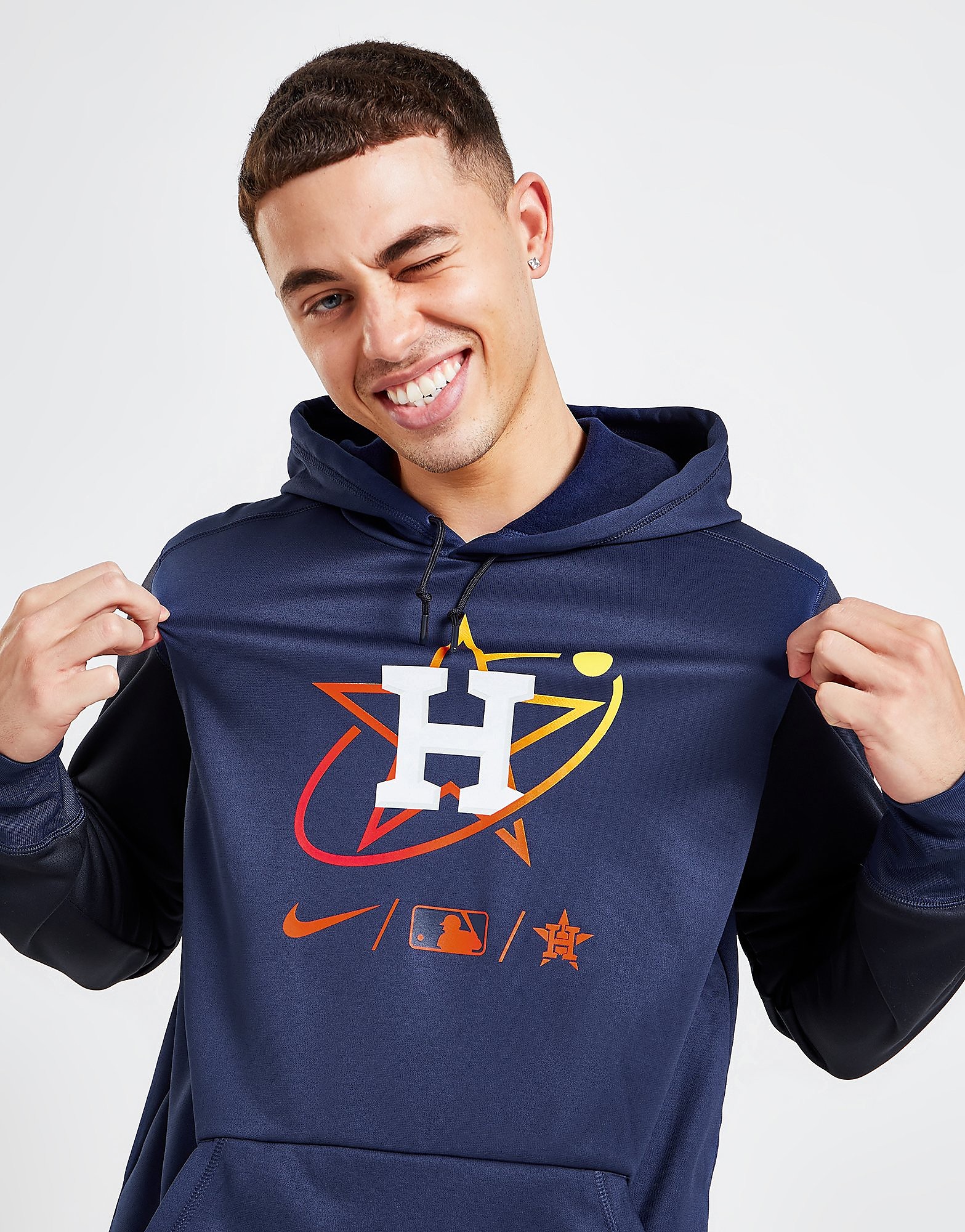 

Nike MLB Houston Astros City Connect Therma Hoodie - Blue/Black - Mens, Blue/Black