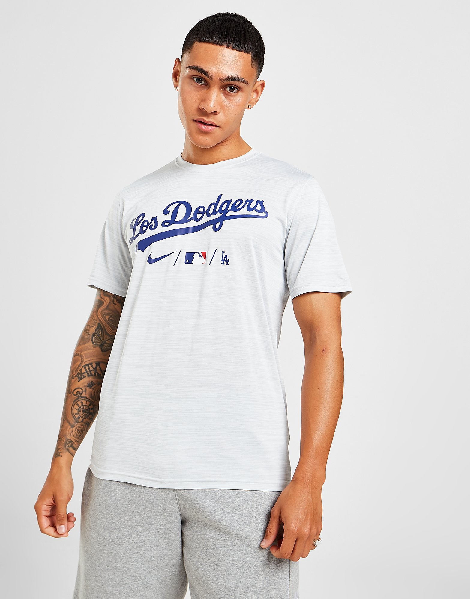 

Nike MLB Los Angeles Dodgers City Velocity T-Shirt - Grey/S - Mens, Grey/S