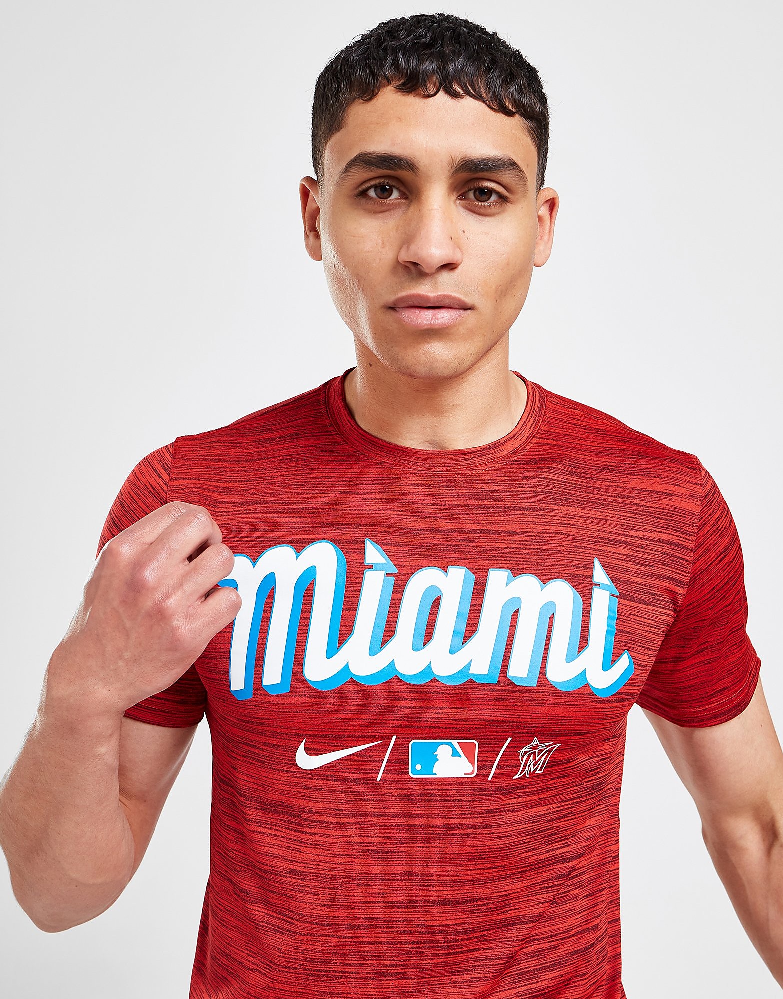 

Nike MLB Miami Marlins City Connect Velocity T-Shirt - Red - Mens, Red