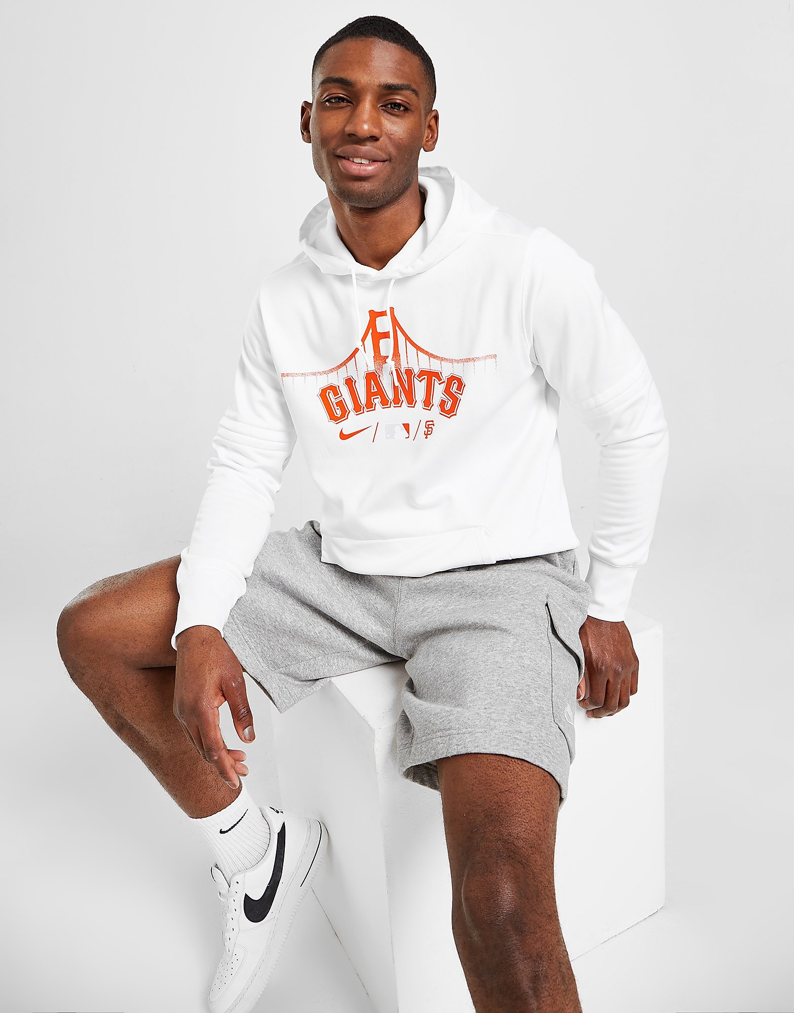 

Nike MLB San Francisco Giants City Therma Hoodie - White - Mens, White