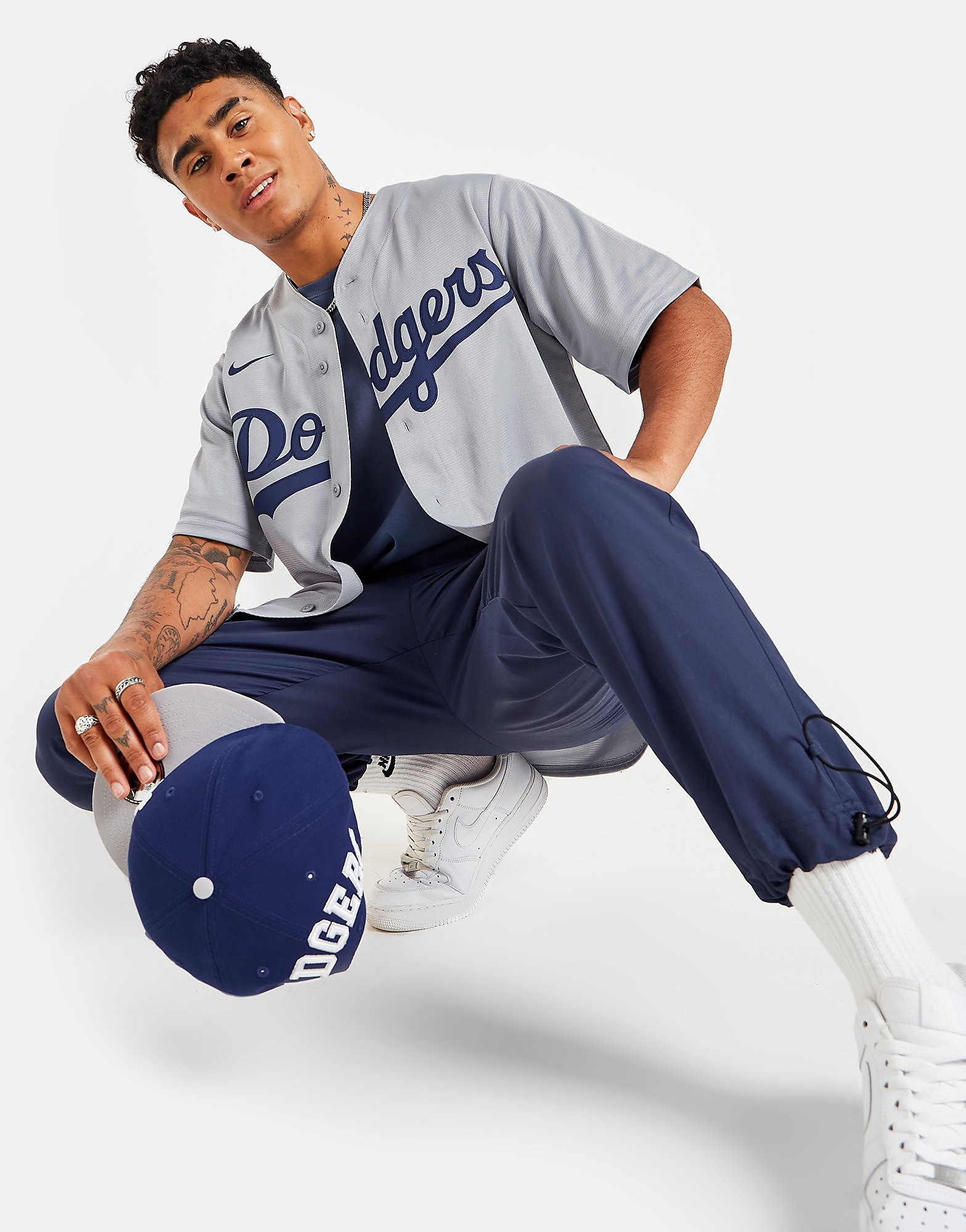 

Nike MLB Los Angeles Dodgers Alternate Road Jersey - Grey - Mens, Grey