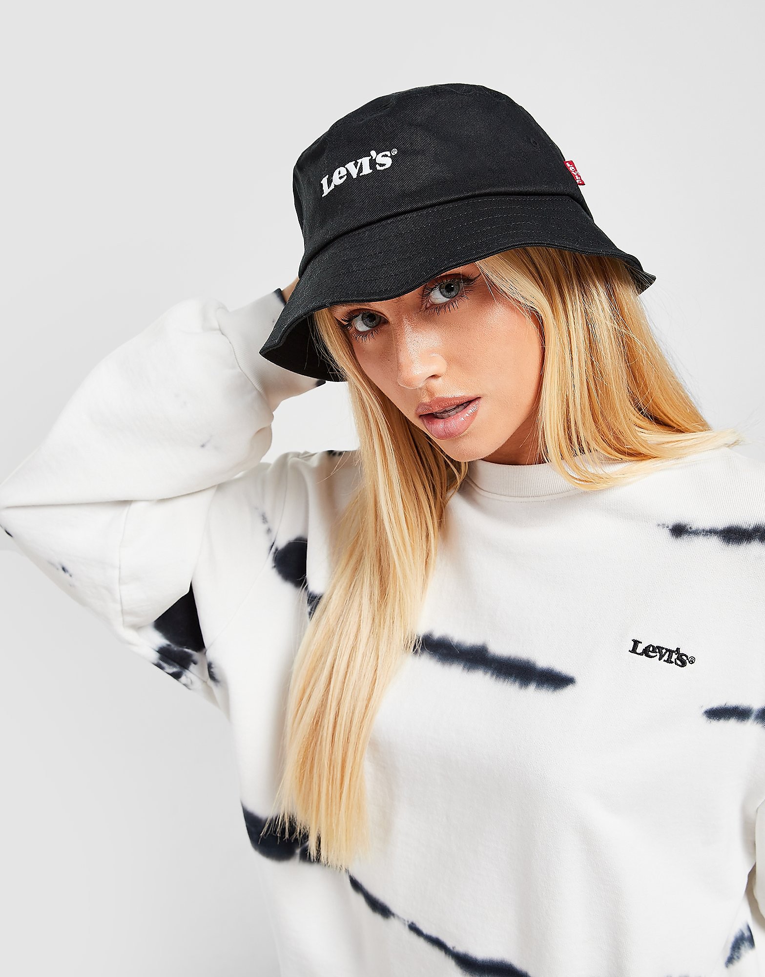Levis Bucket Hat - Black - Womens, Black
