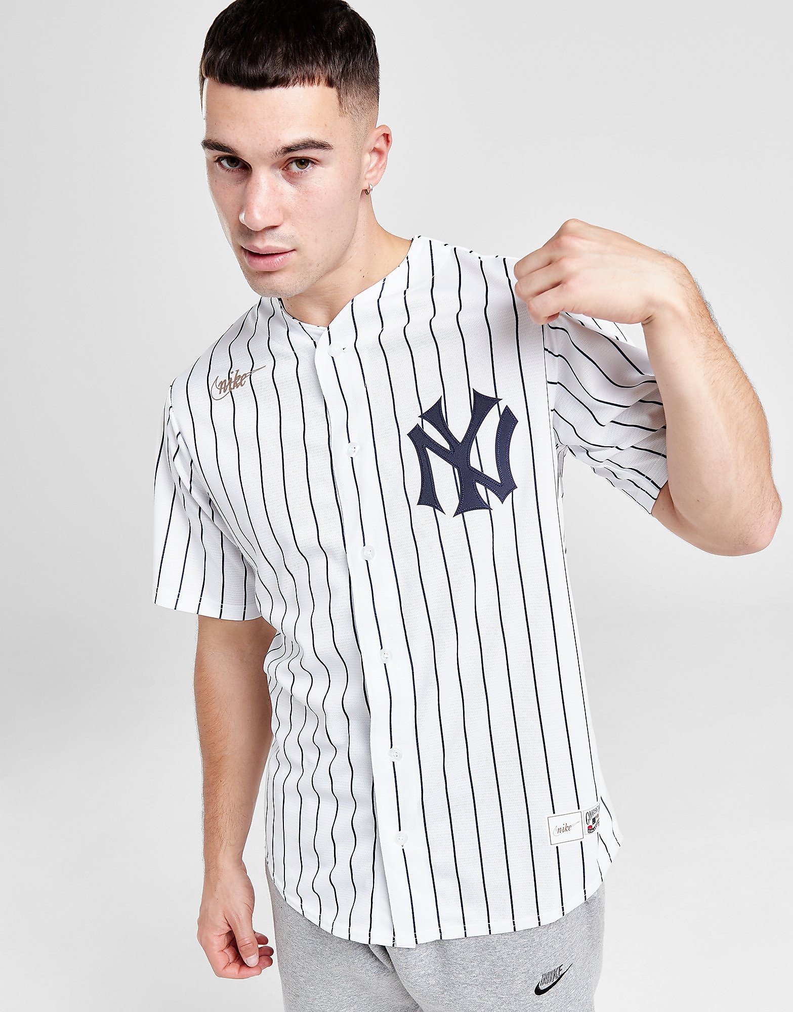 

Nike MLB New York Yankees Cooperstown Jersey - White - Mens, White