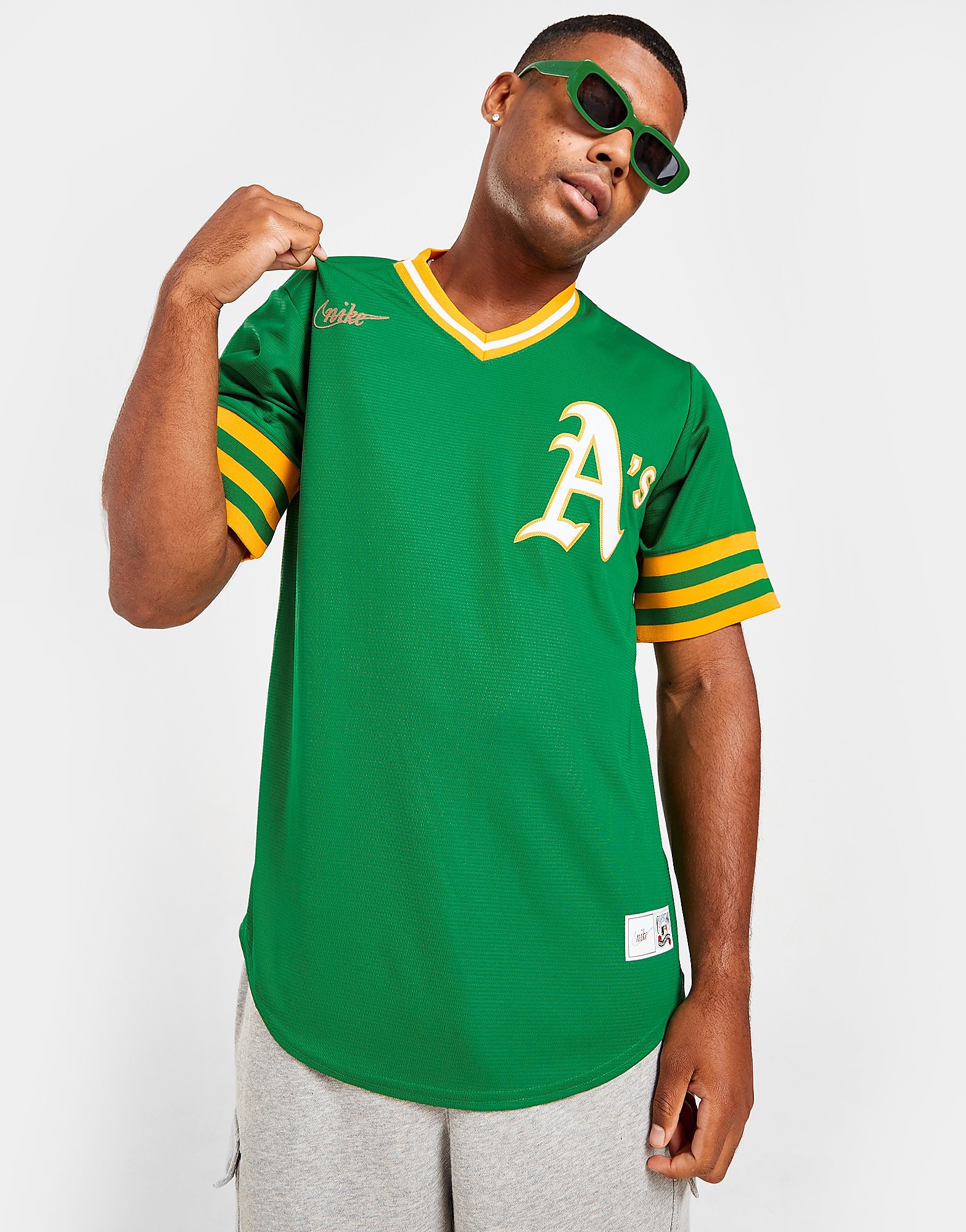 

Nike MLB Oakland Athletics Cooperstown Jersey - Green - Mens, Green