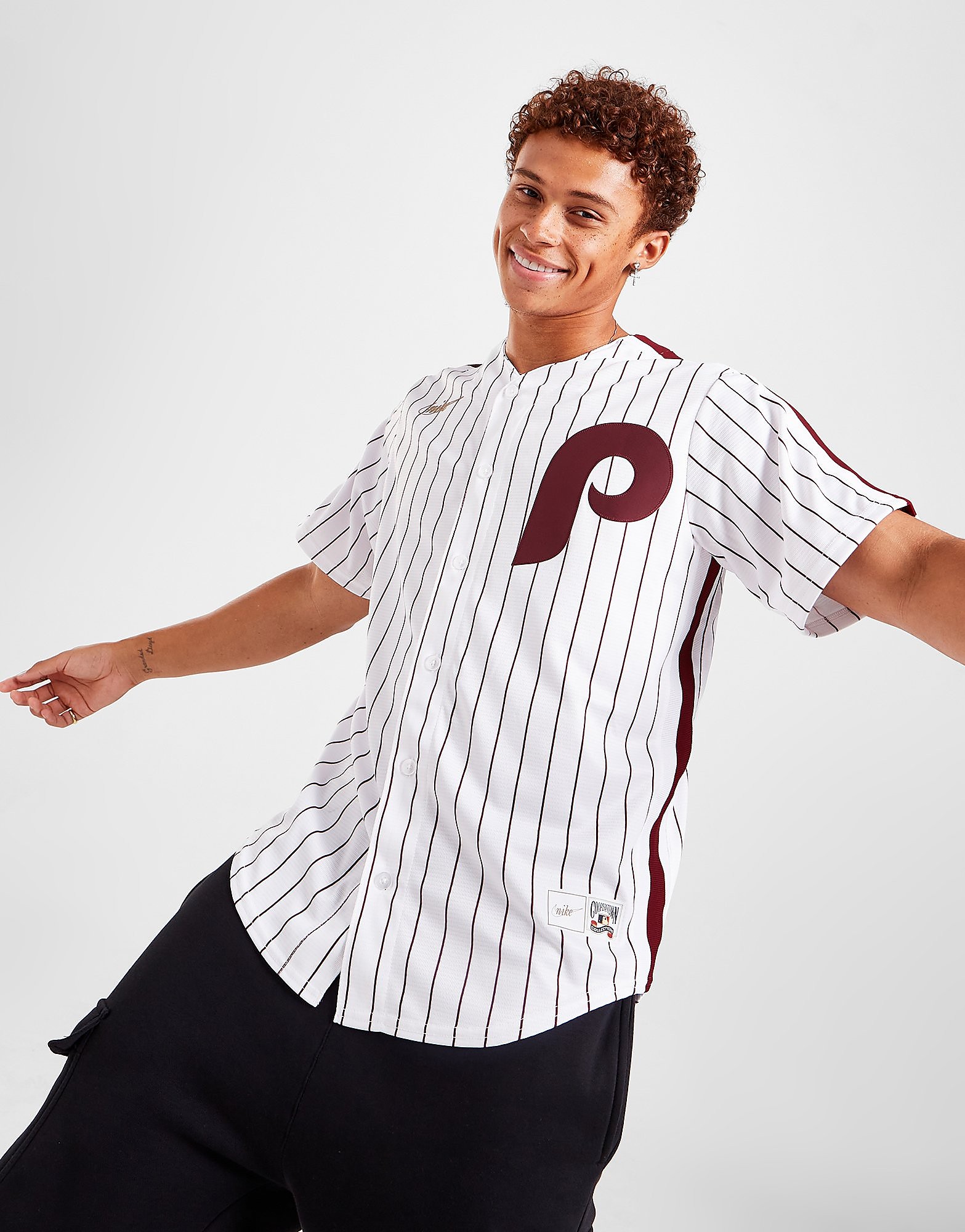 

Nike MLB Philadelphia Phillies Cooperstown Jersey - White - Mens, White
