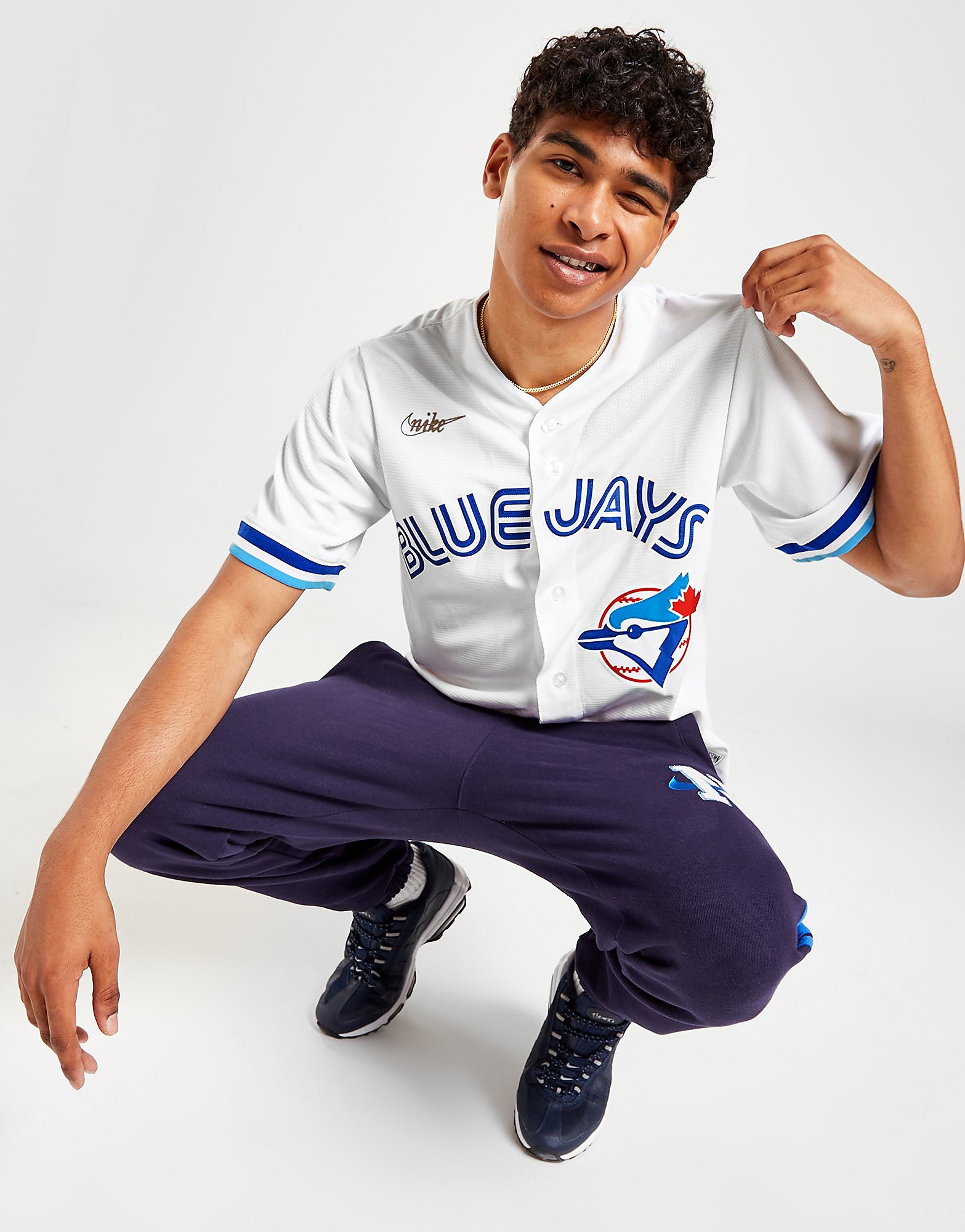

Nike MLB Toronto Blue Jays Cooperstown Jersey - White - Mens, White