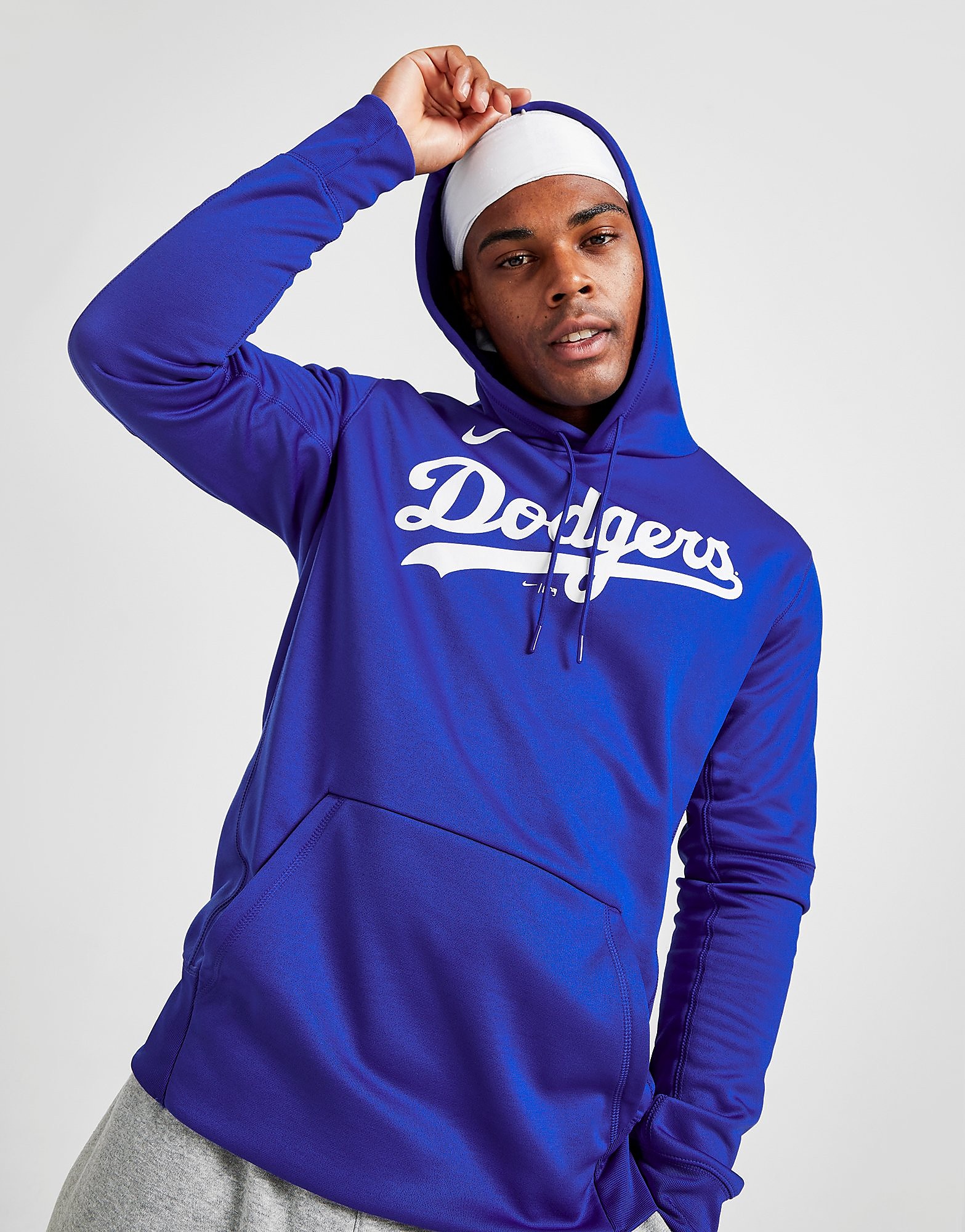 

Nike MLB Los Angeles Dodgers Therma Wordmark Hoodie - Blue - Mens, Blue