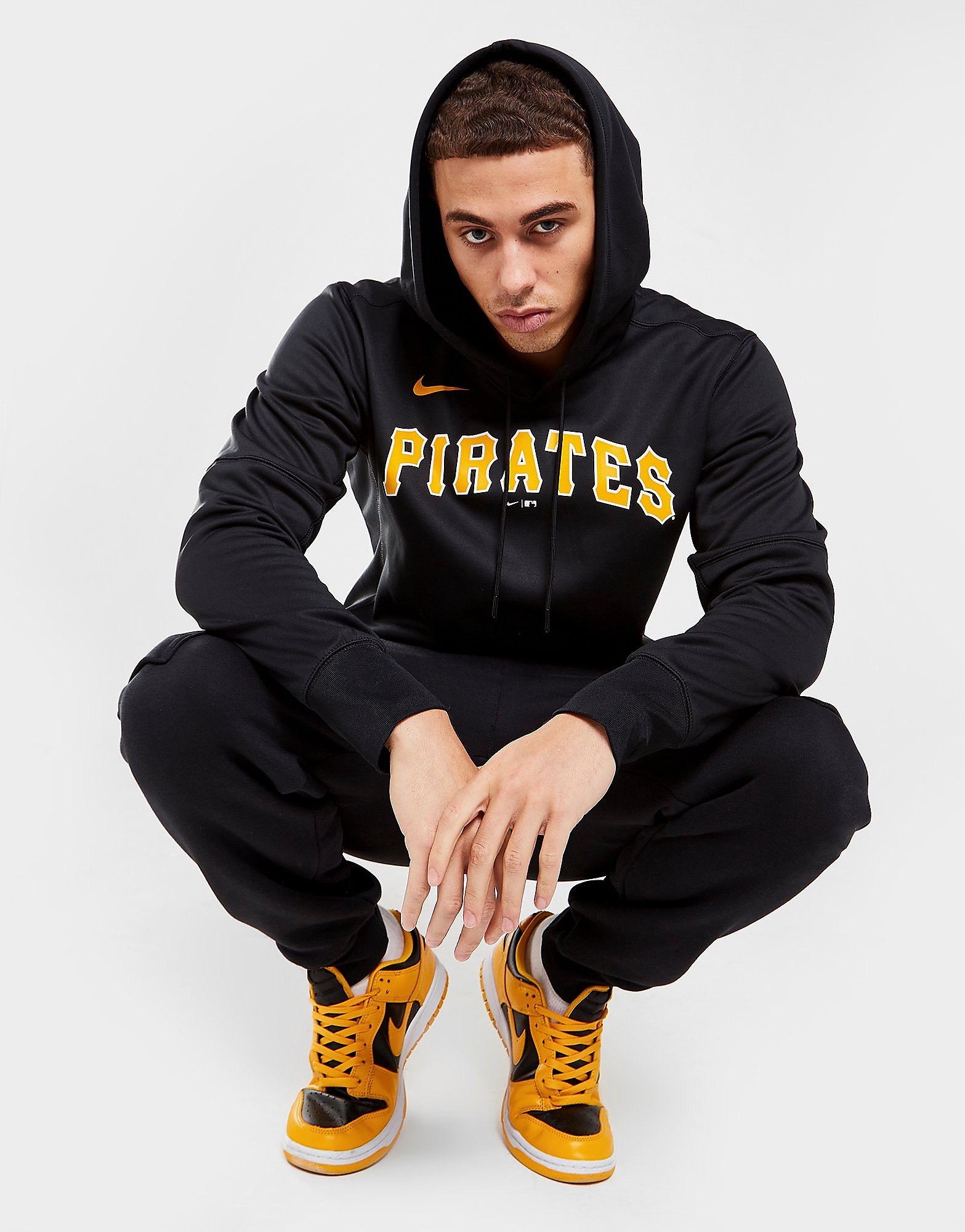

Nike MLB Pittsburgh Pirates Wordmark Therma Hoodie - Black - Mens, Black
