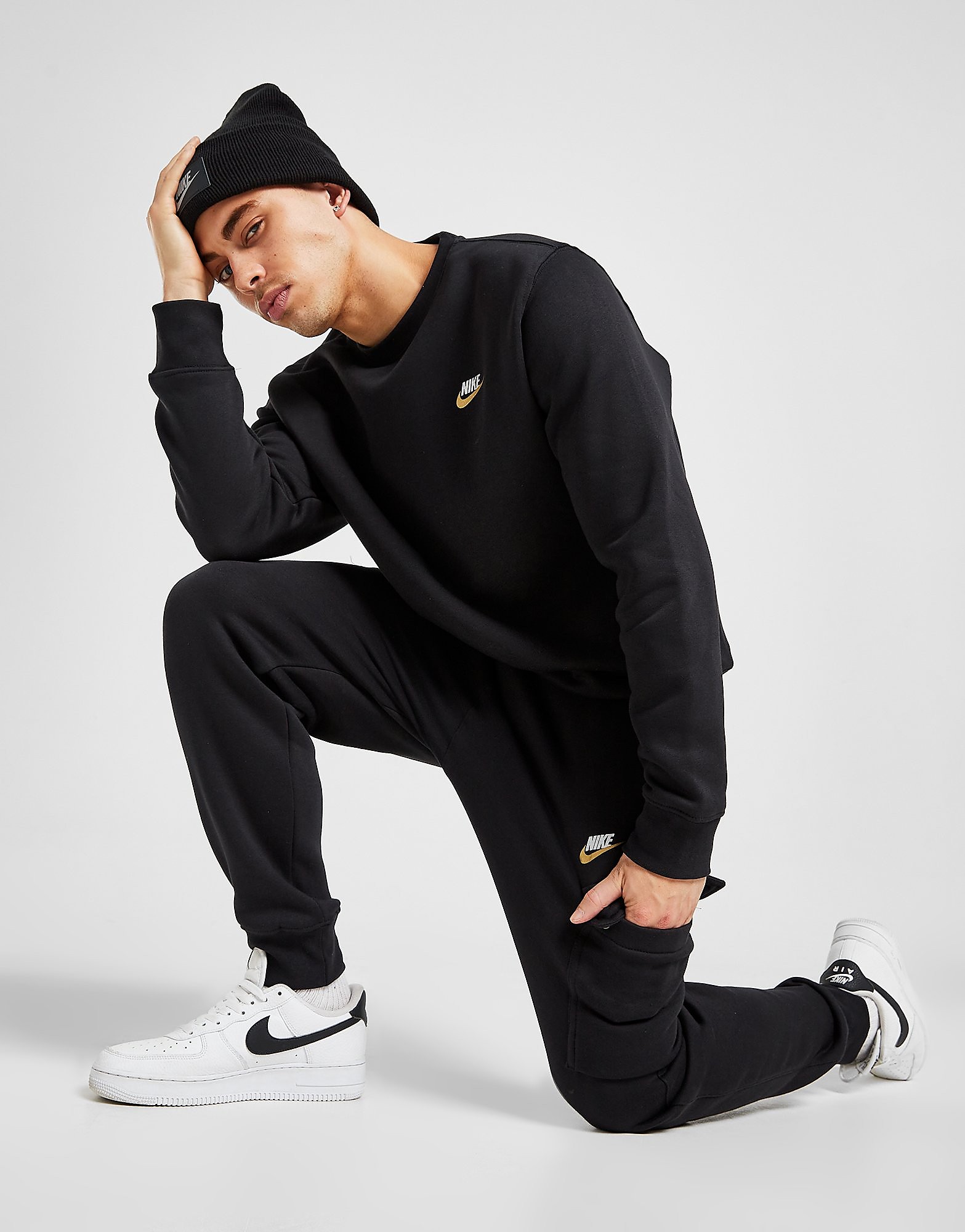 

Nike Foundation Cargo Joggers - Black - Mens, Black