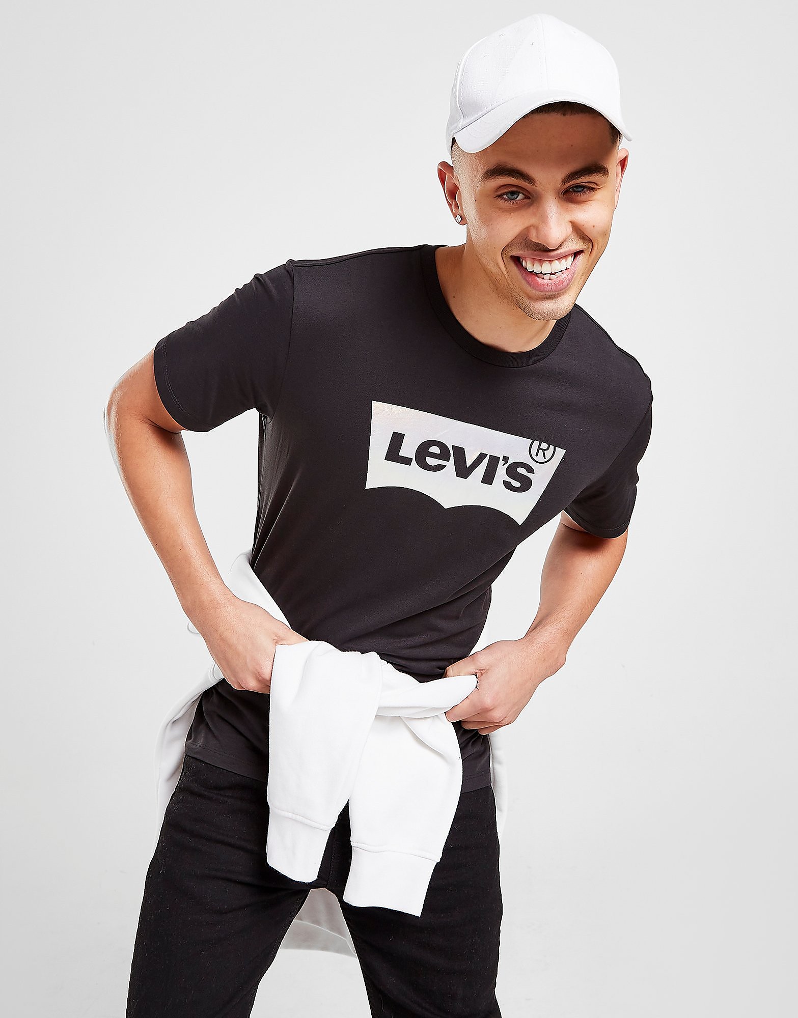 

Levis Foil Batwing T-Shirt - Black - Mens, Black