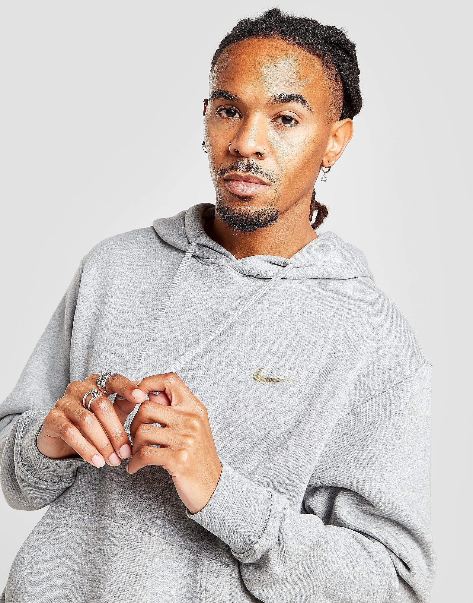 

Nike Sportswear Club Fleece Pullover Hoodie - Grey - Mens, Grey