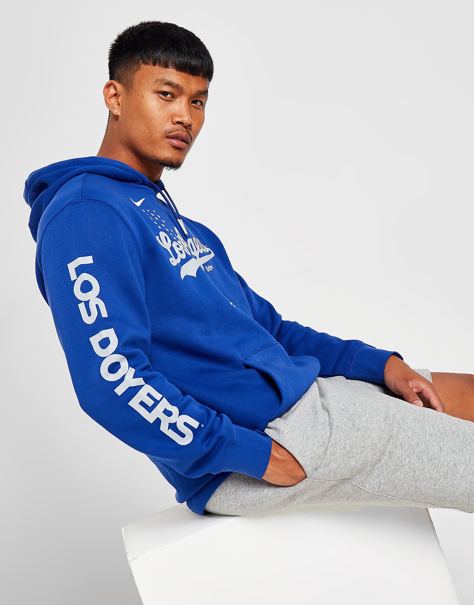 

Nike MLB Los Angeles Dodgers Reflective Pullover Hoodie - Blue - Mens, Blue