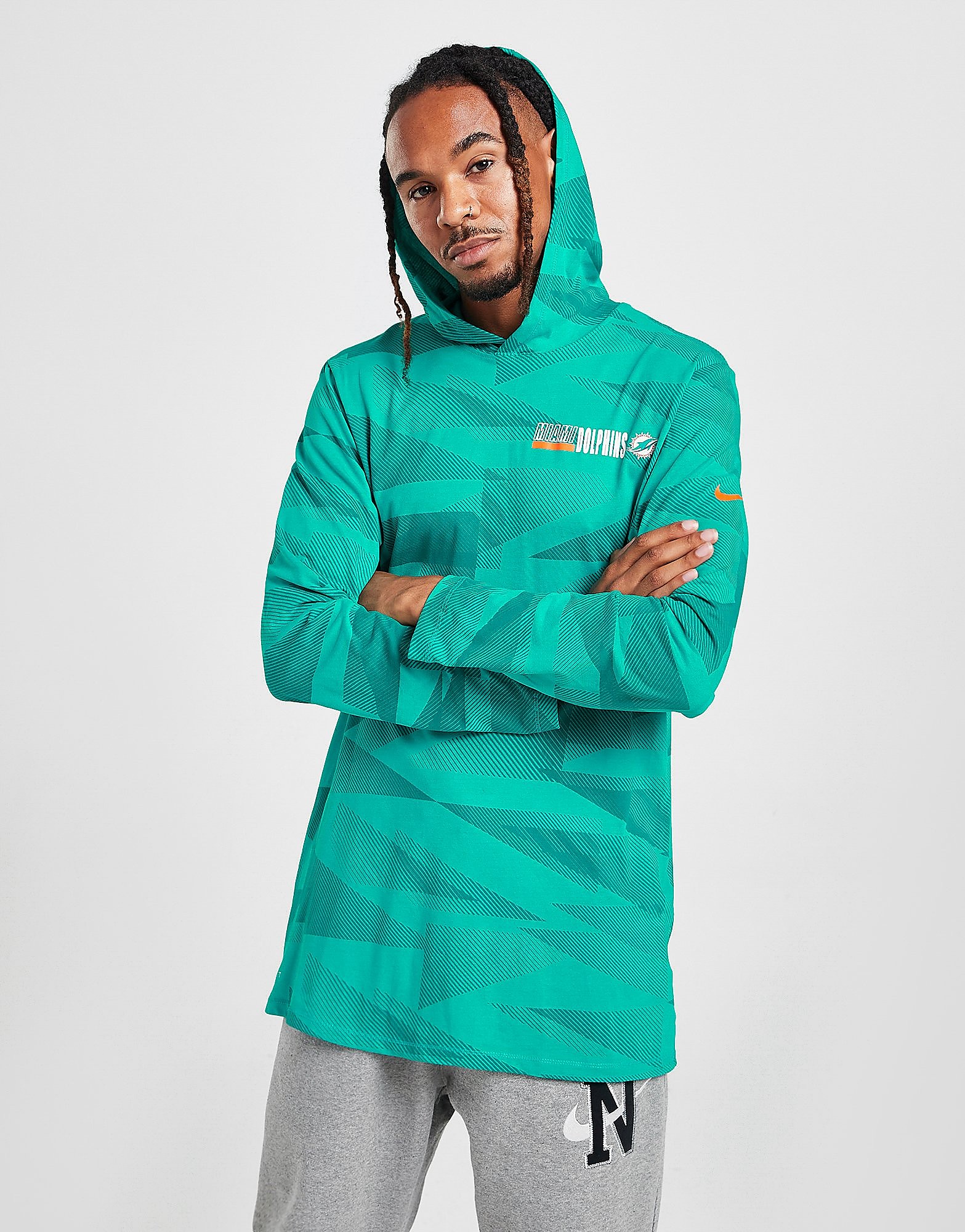 

Nike NFL Miami Dolphins Sideline Hoodie - Blue - Mens, Blue
