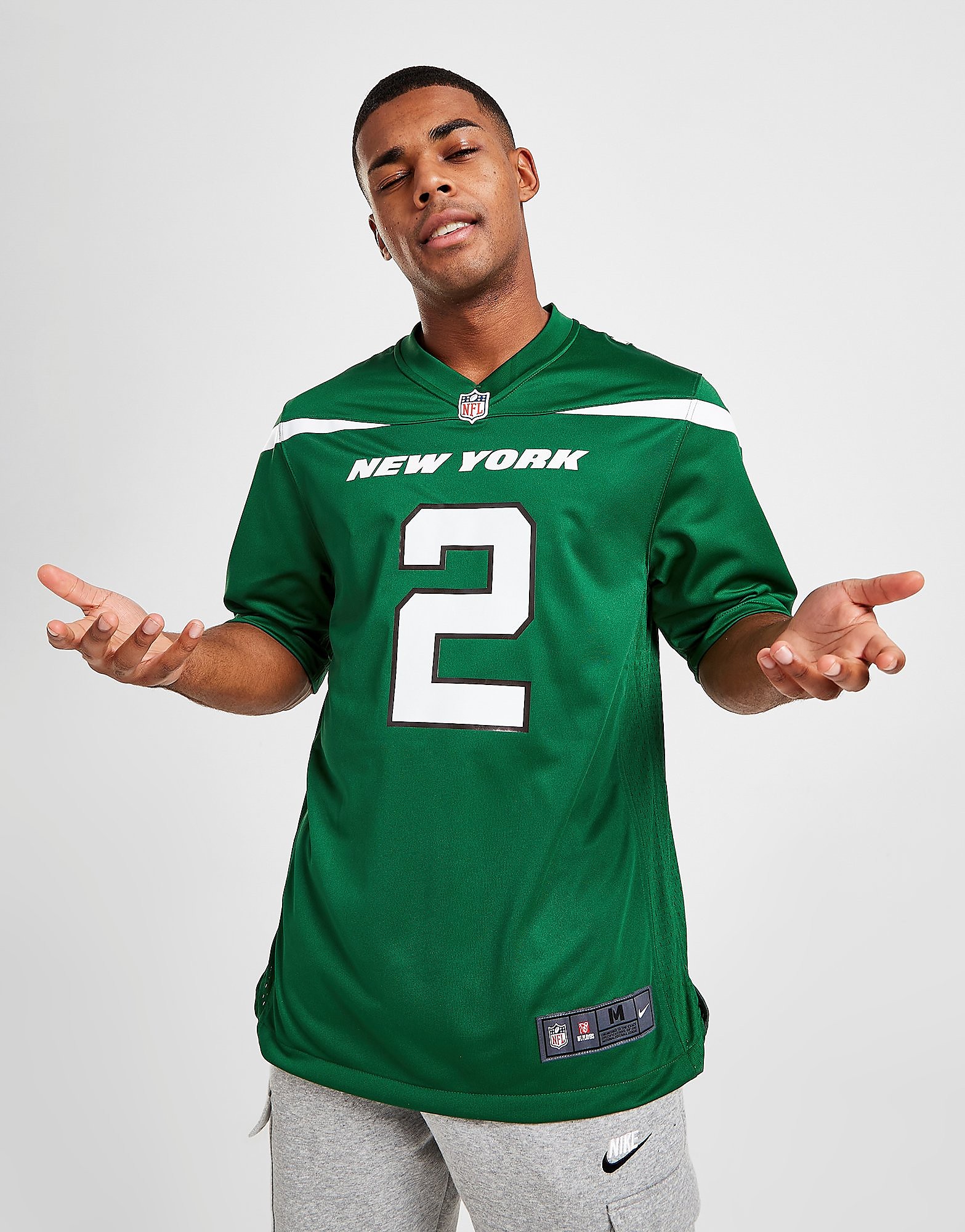 

Nike NFL New York Jets Wilson #2 Jersey - Green - Mens, Green