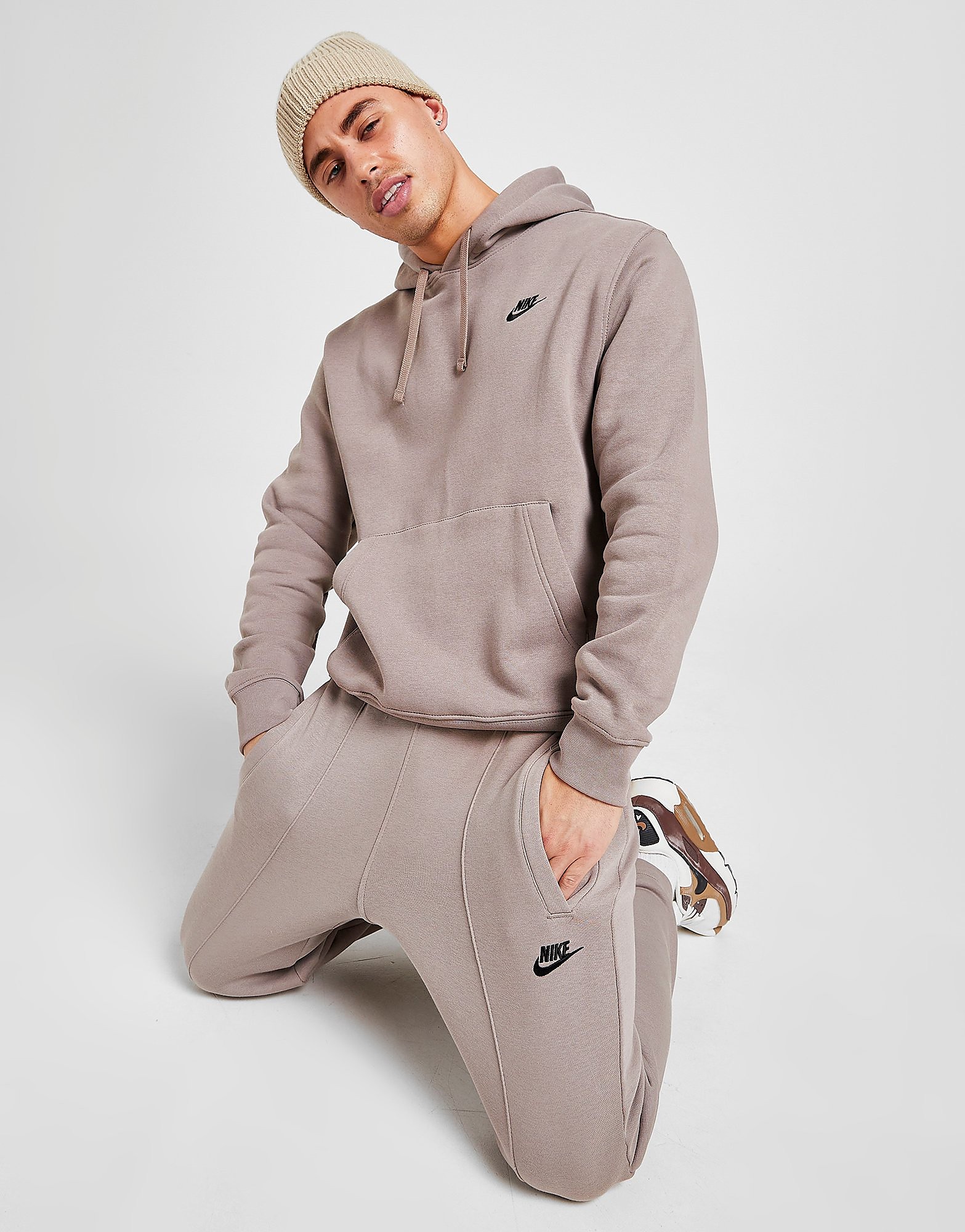 

Nike Sportswear Club Fleece Pullover Hoodie - Grey - Mens, Grey