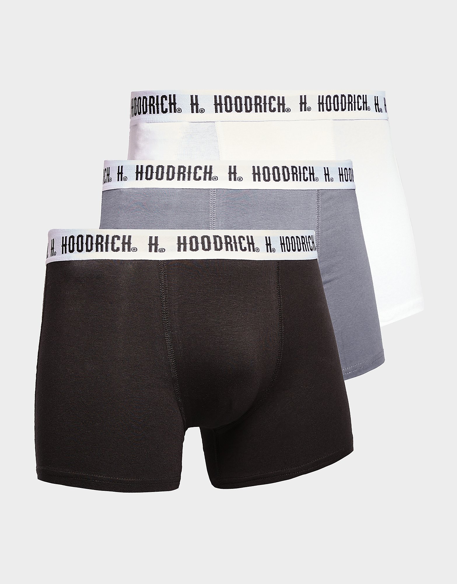 

Hoodrich OG Core 3-Pack Boxers - Black/White - Mens, Black/White