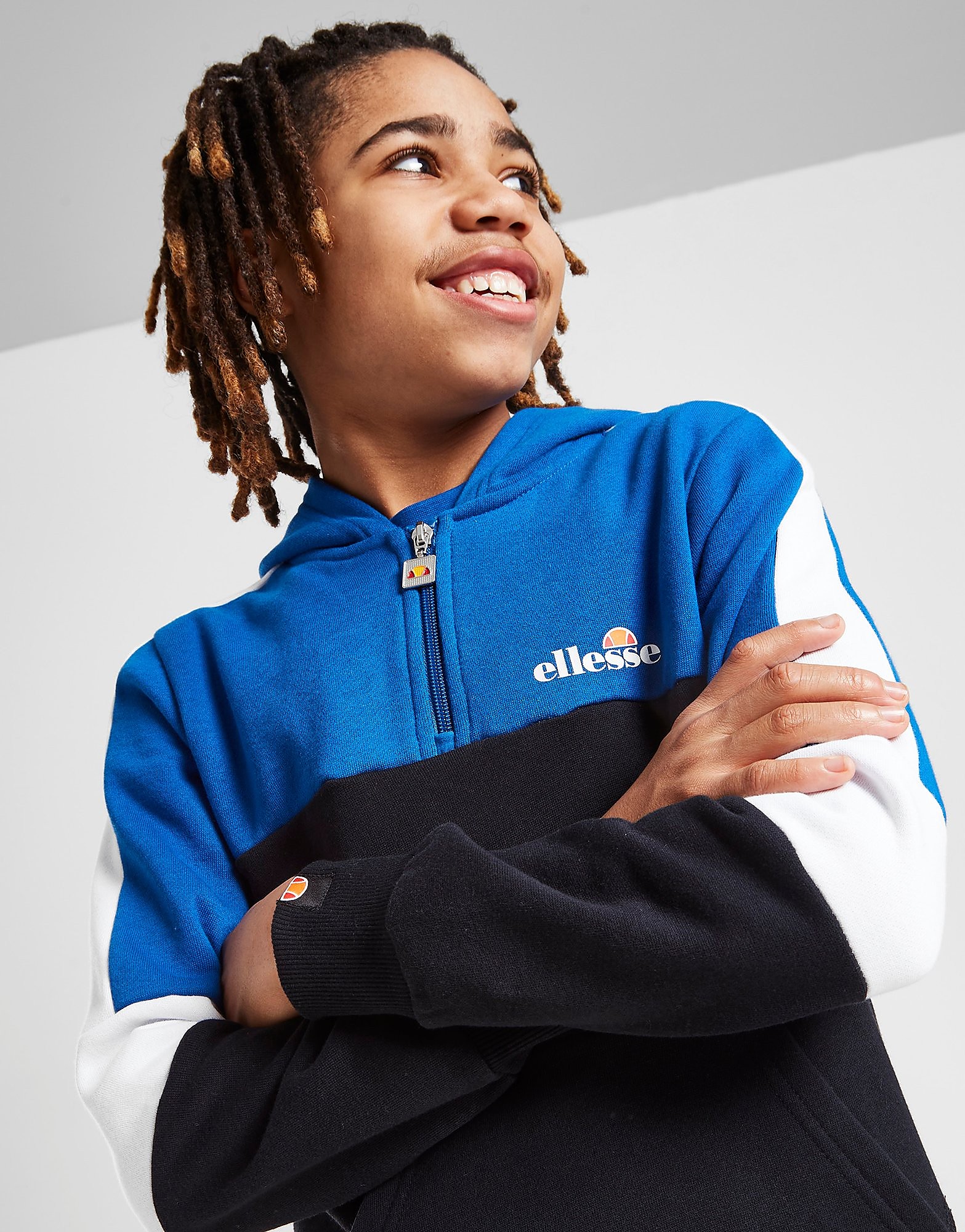 

Ellesse Carullo 1/4 Zip Fleece Hoodie Junior - Blue - Kids, Blue