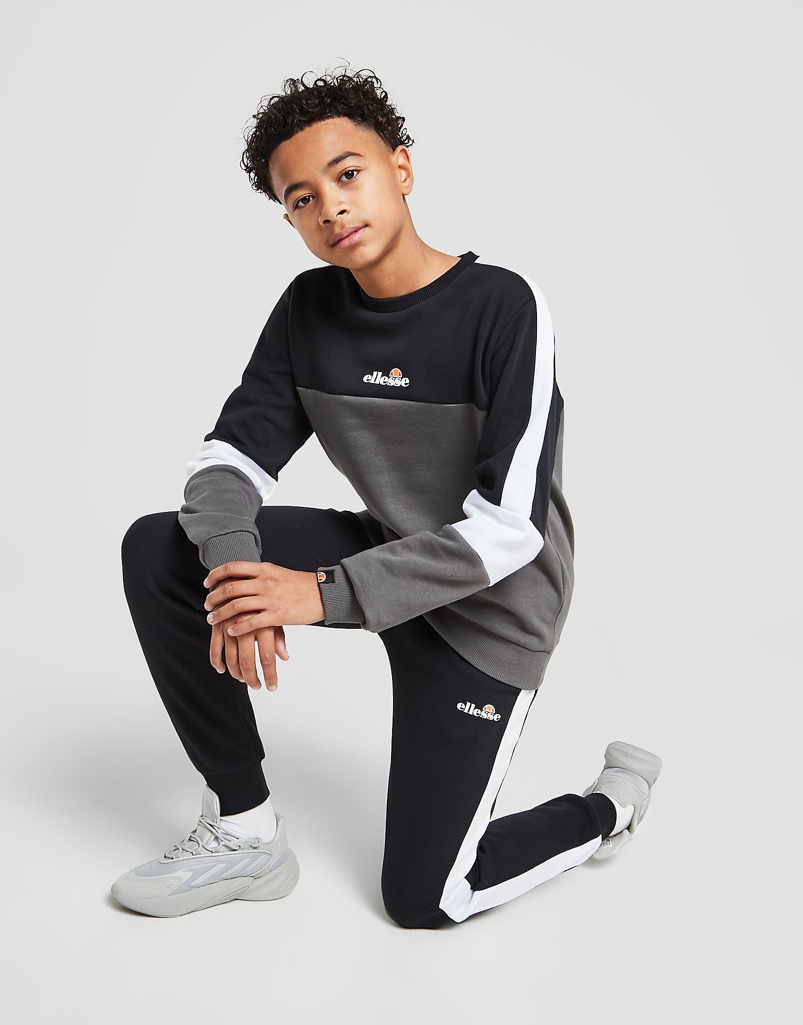 

Ellesse Siam Colour Block Fleece Joggers Junior - Black - Kids, Black