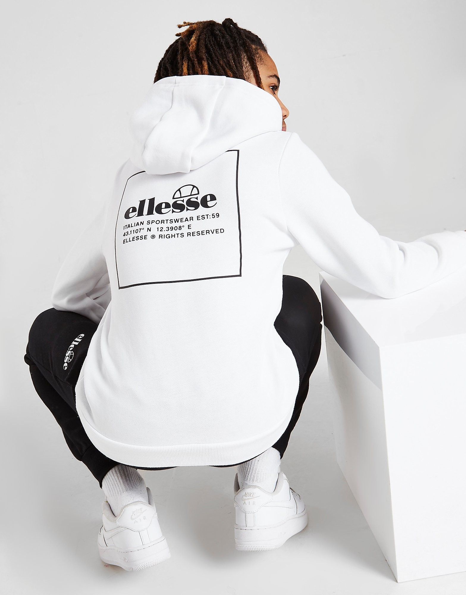 

Ellesse Hazita Back Graphic Overhead Hoodie Junior - White - Kids, White