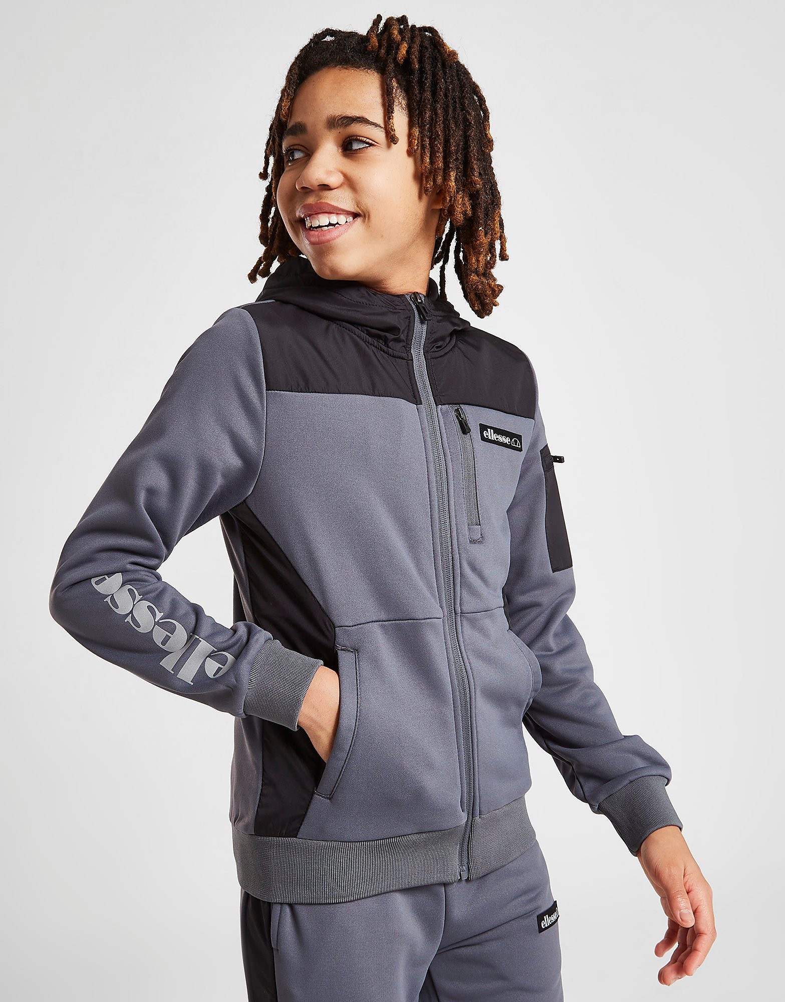 

Ellesse Vincha Poly Woven Hoodie Junior - Grey - Kids, Grey