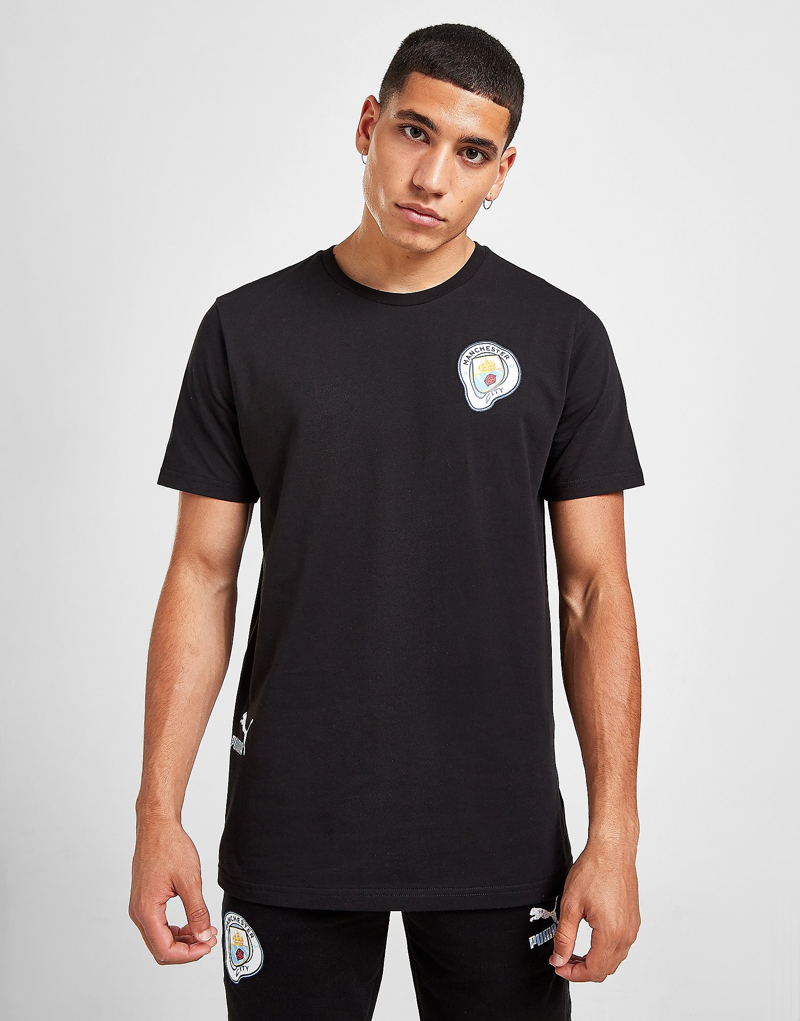 

Puma Manchester City Madchester Graphic T-Shirt - Black - Mens, Black