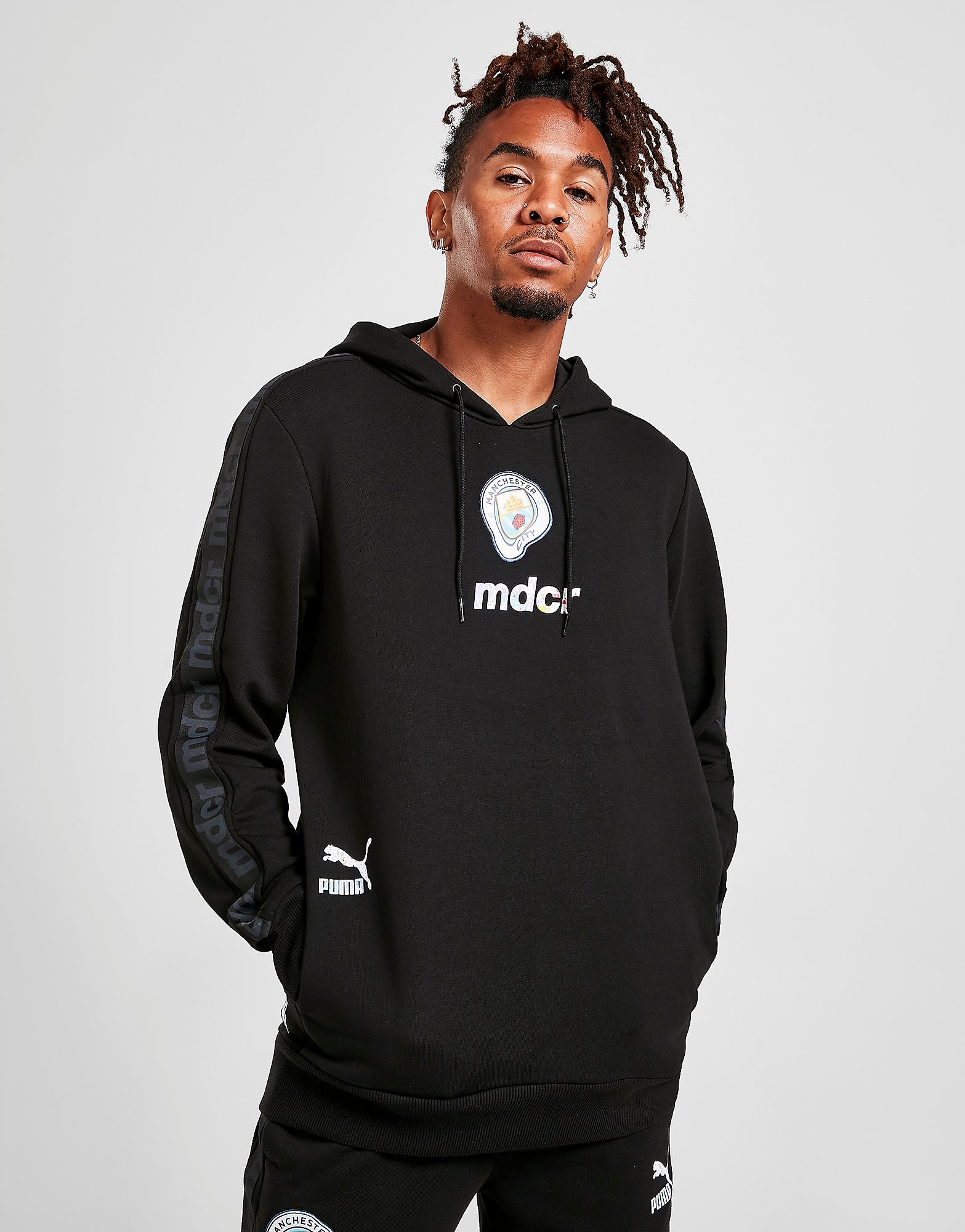 

Puma Manchester City Madchester Graphic Hoodie - Black - Mens, Black