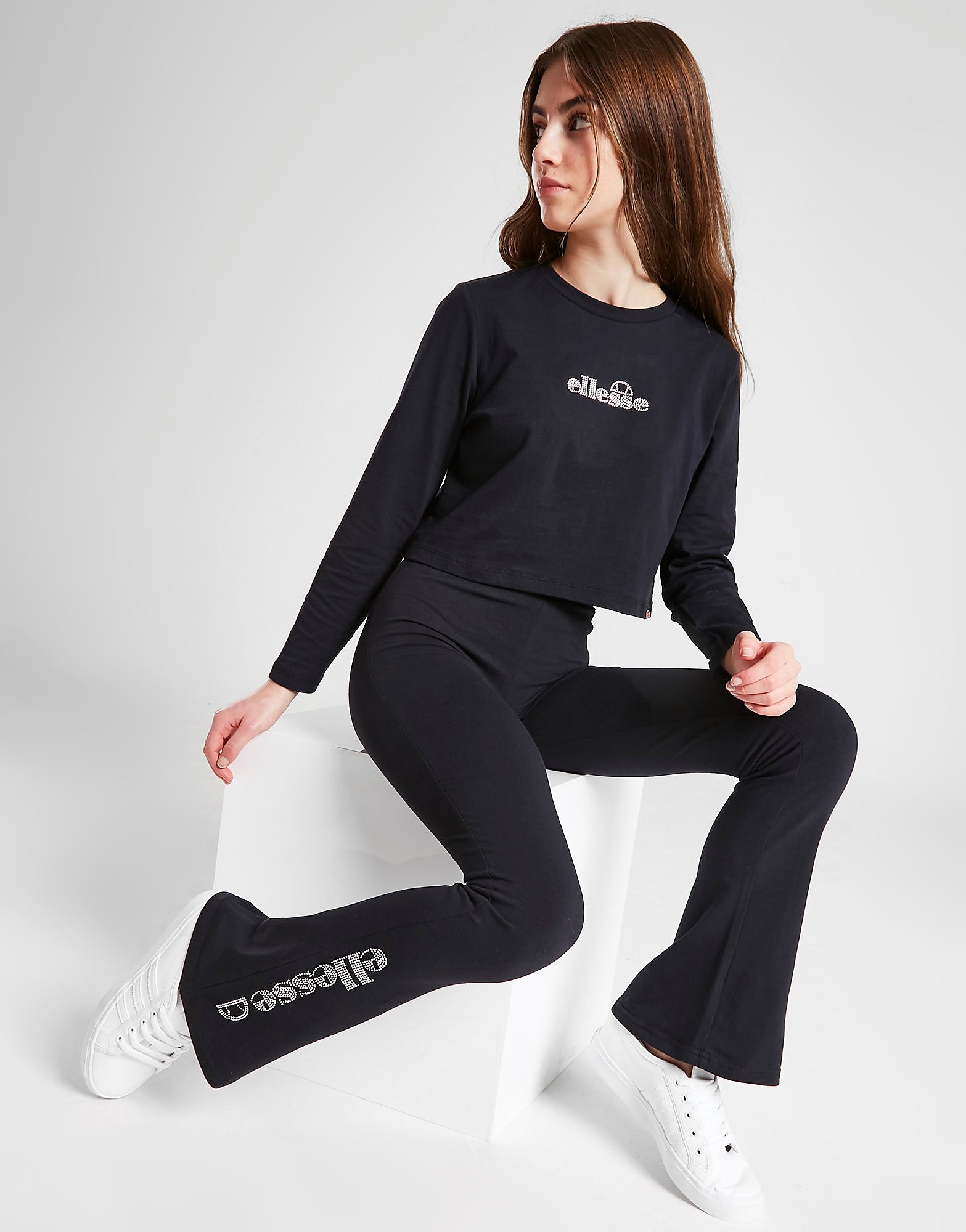 

Ellesse Girls' Lilly Flare Joggers Junior - Only at JD - Black - Kids, Black