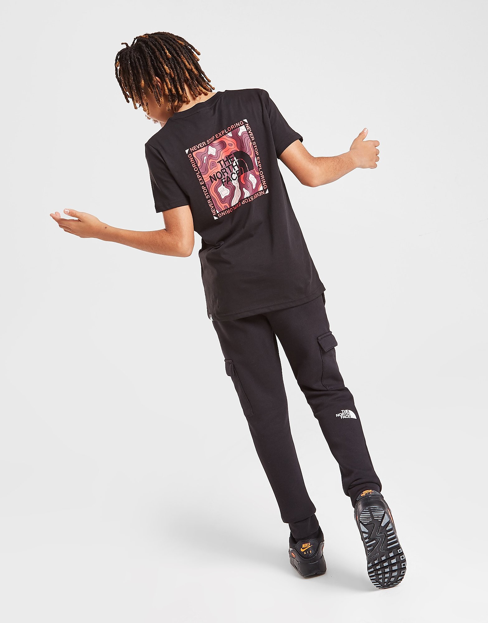 

The North Face Back Camo Box T-Shirt Junior - Only at JD - Black - Kids, Black