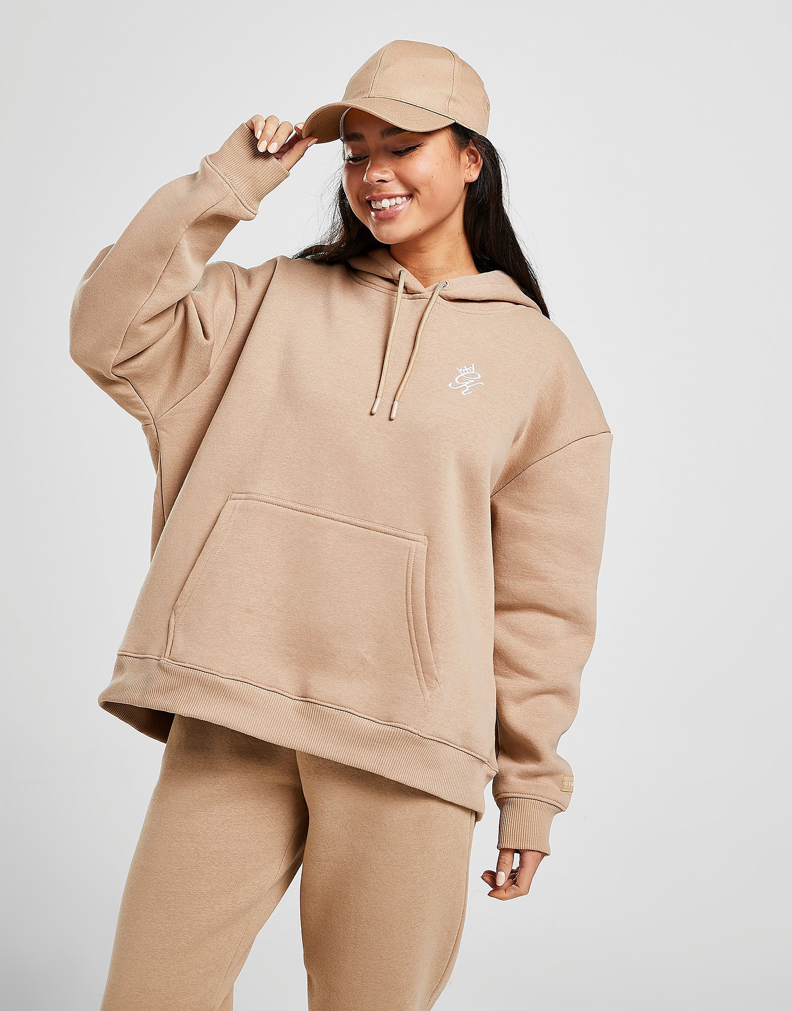 

Gym King Slouch Overhead Hoodie - Brown - Womens, Brown