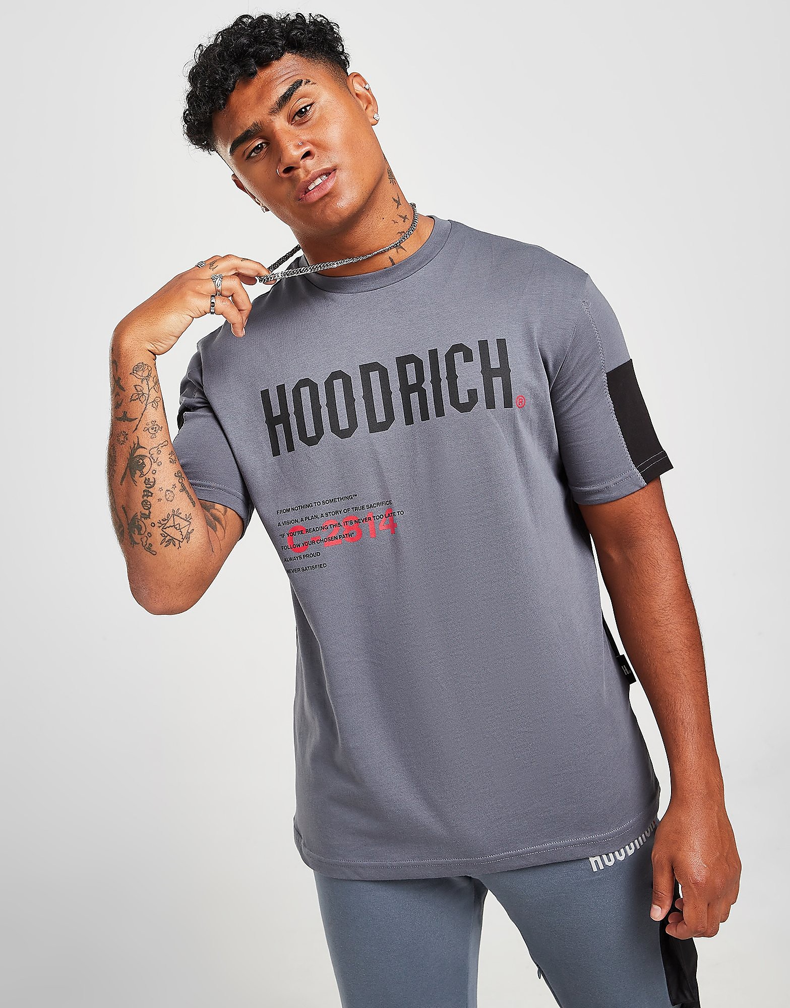 

Hoodrich Aspire T-Shirt - Grey - Mens, Grey