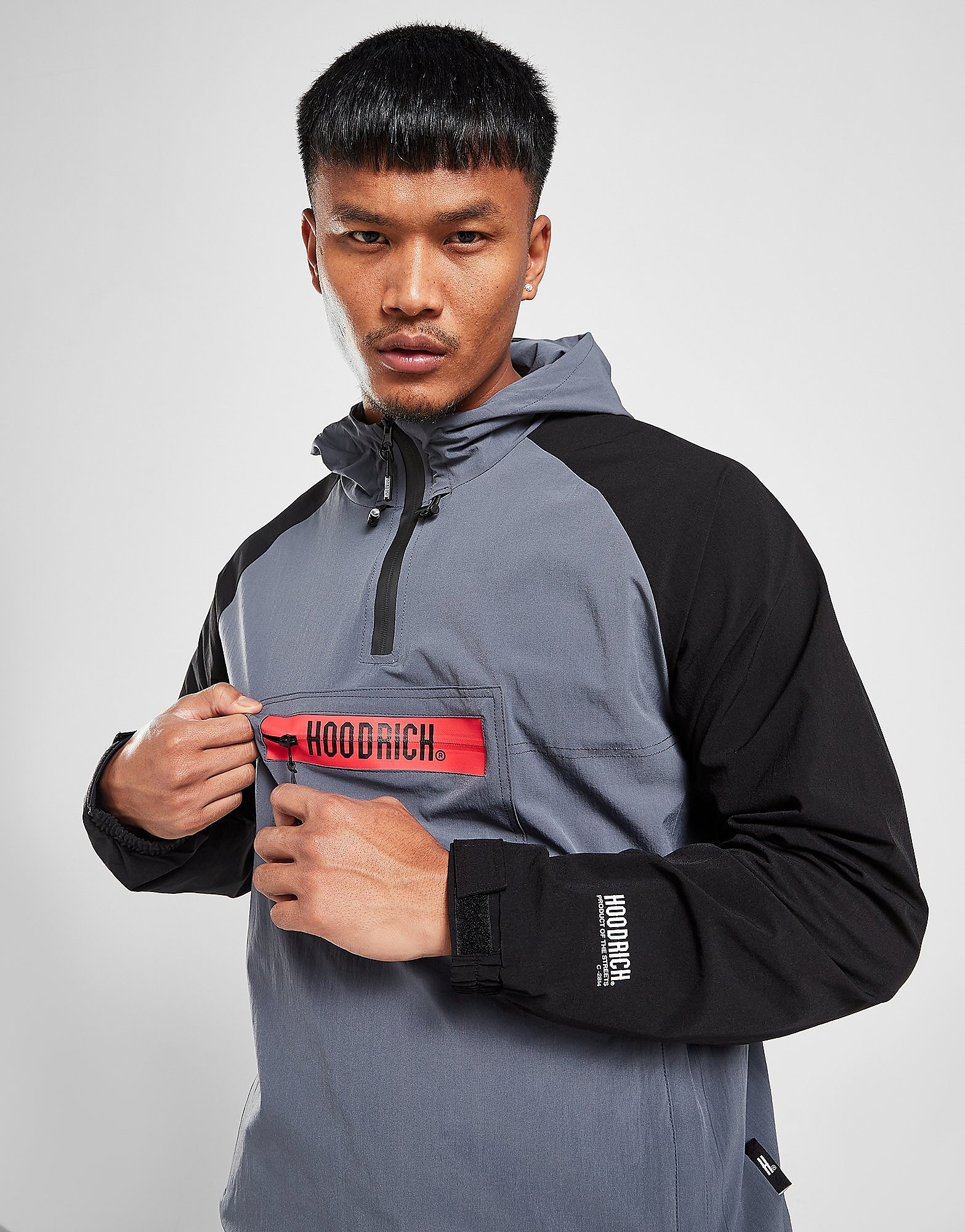 

Hoodrich Ancillary Wind Runner Jacket - Only at JD - Grey - Mens, Grey
