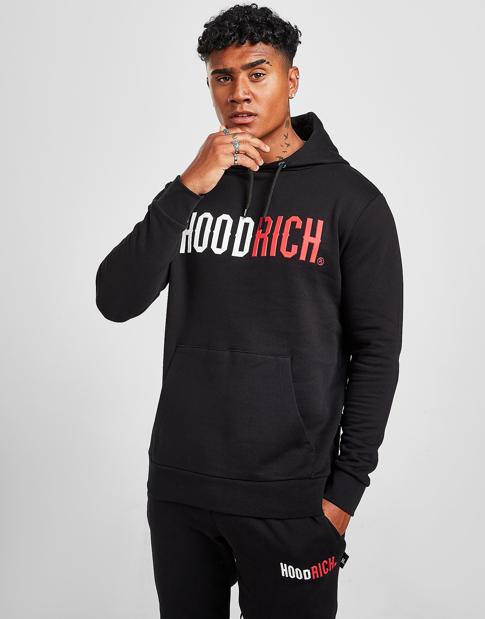 

Hoodrich Splitter Hoodie - Black - Mens, Black
