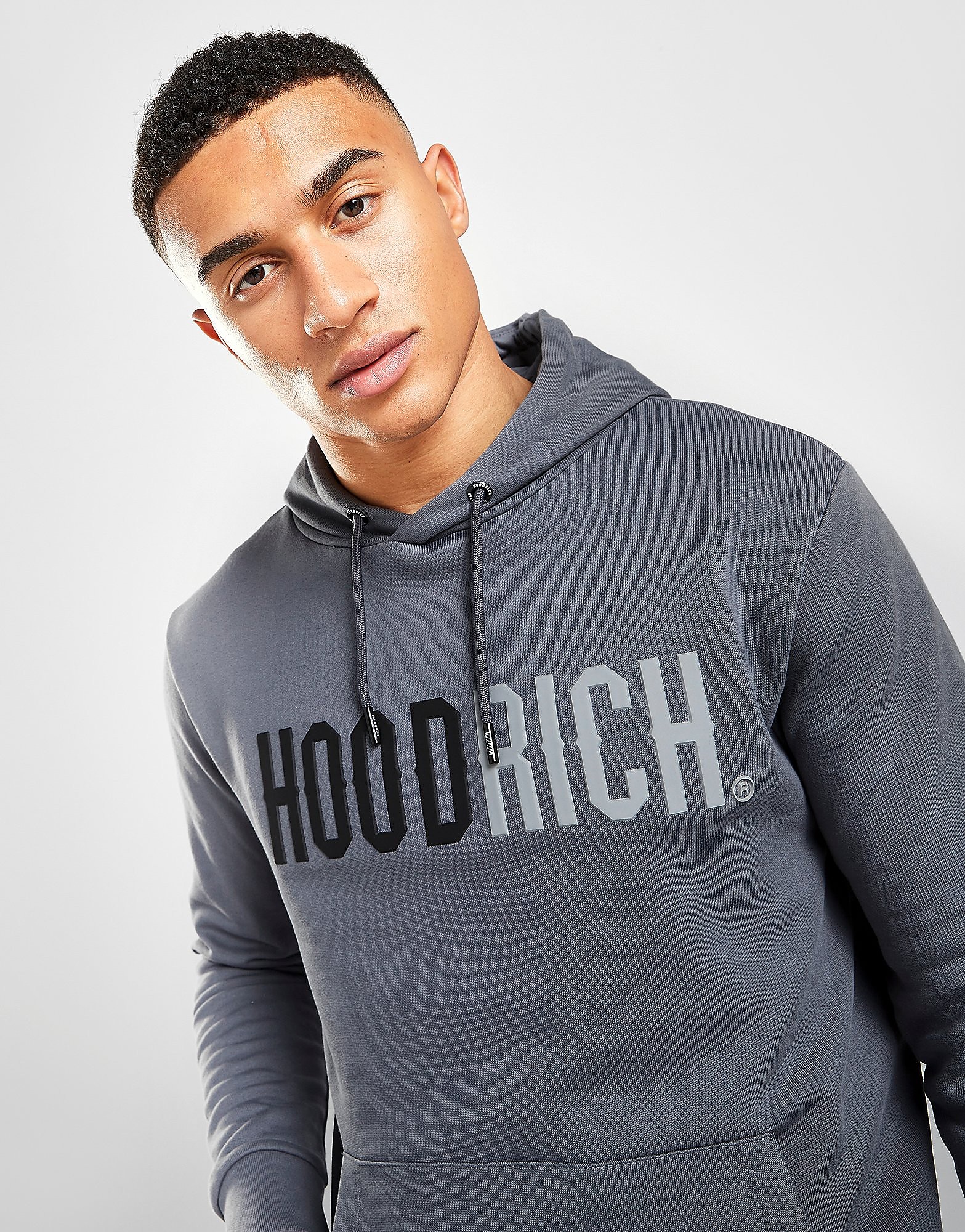 

Hoodrich Splitter Hoodie - Grey - Mens, Grey