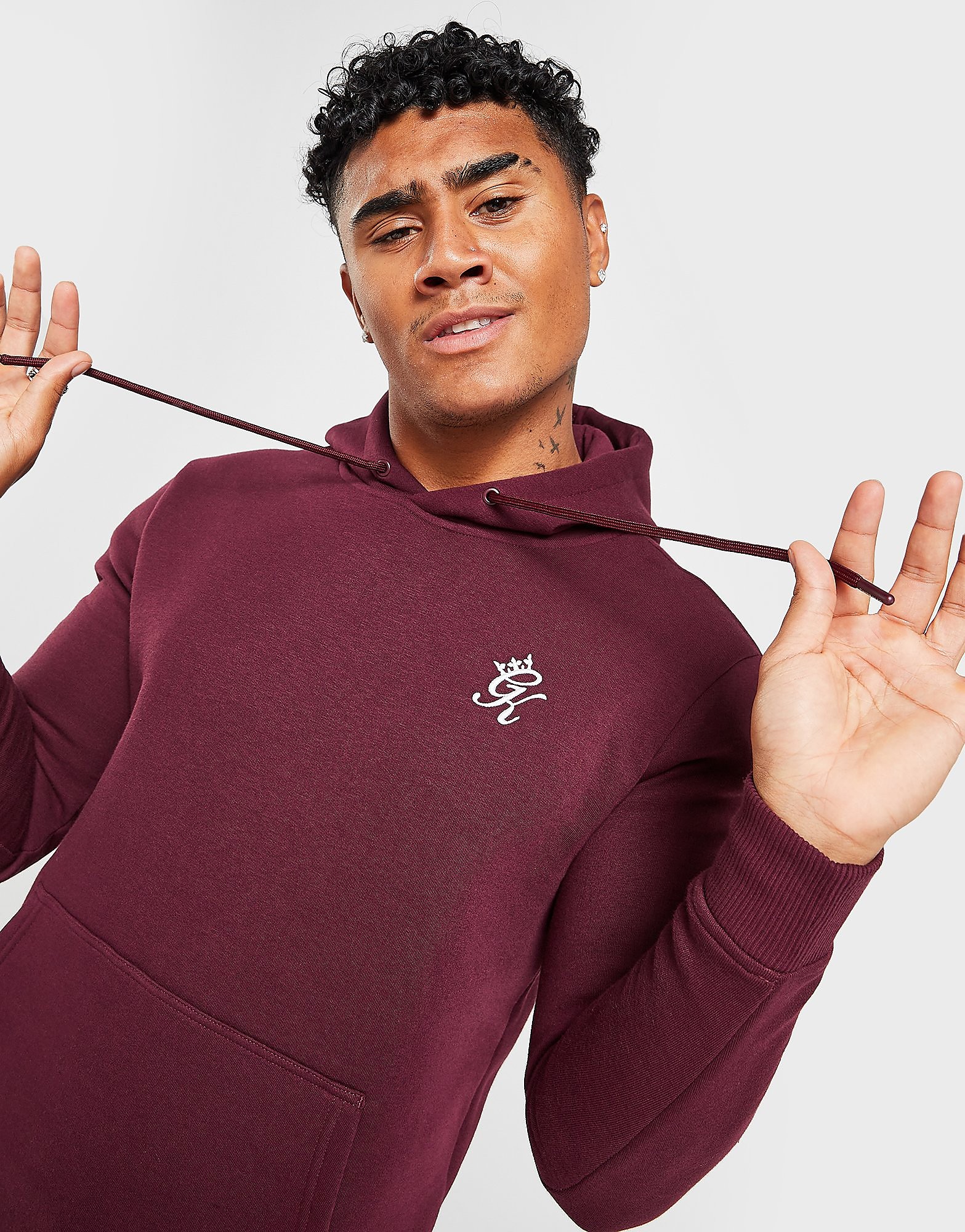 

Gym King Basis Overhead Hoodie - Red - Mens, Red