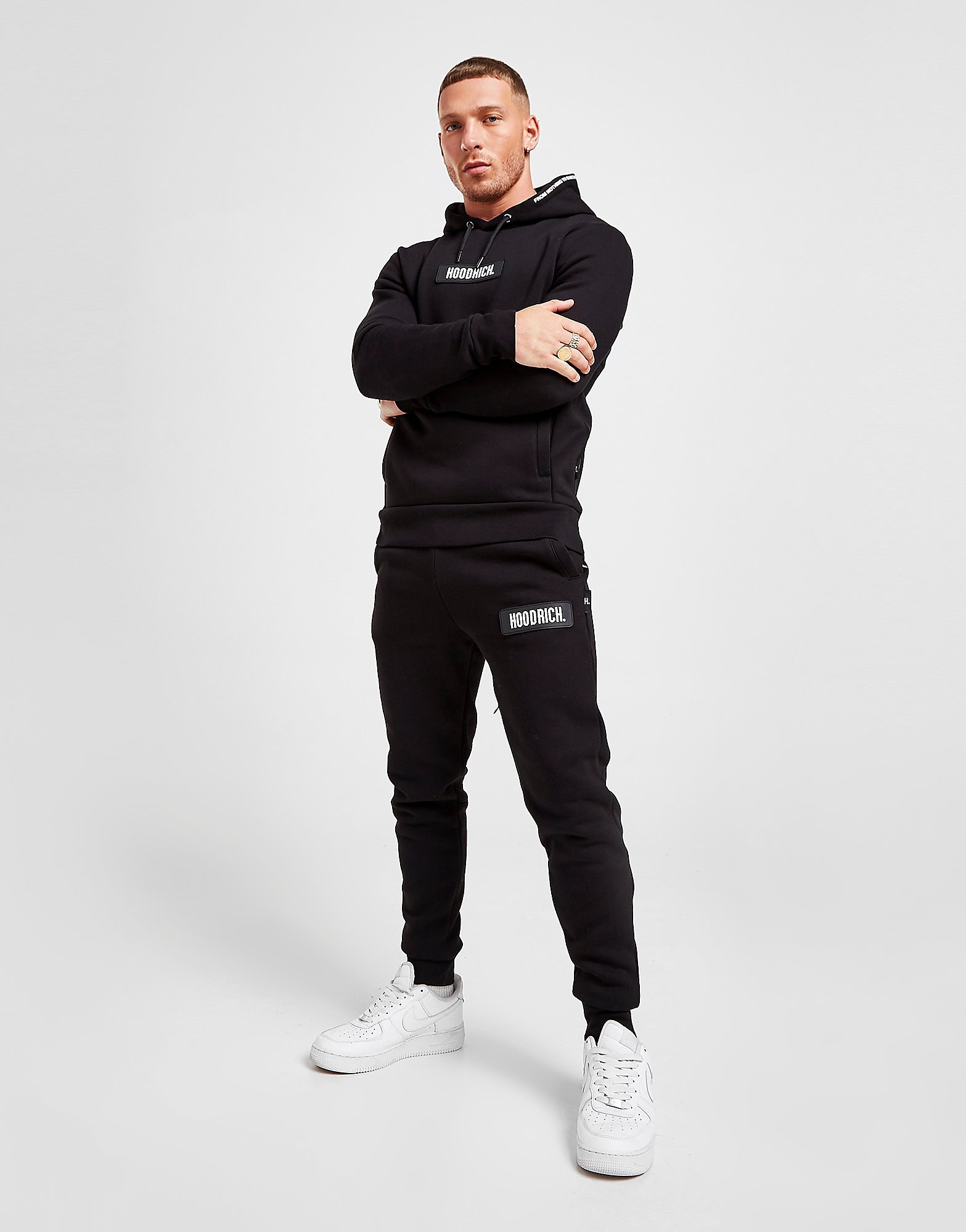 

Hoodrich Core Badge Joggers - Black - Mens, Black