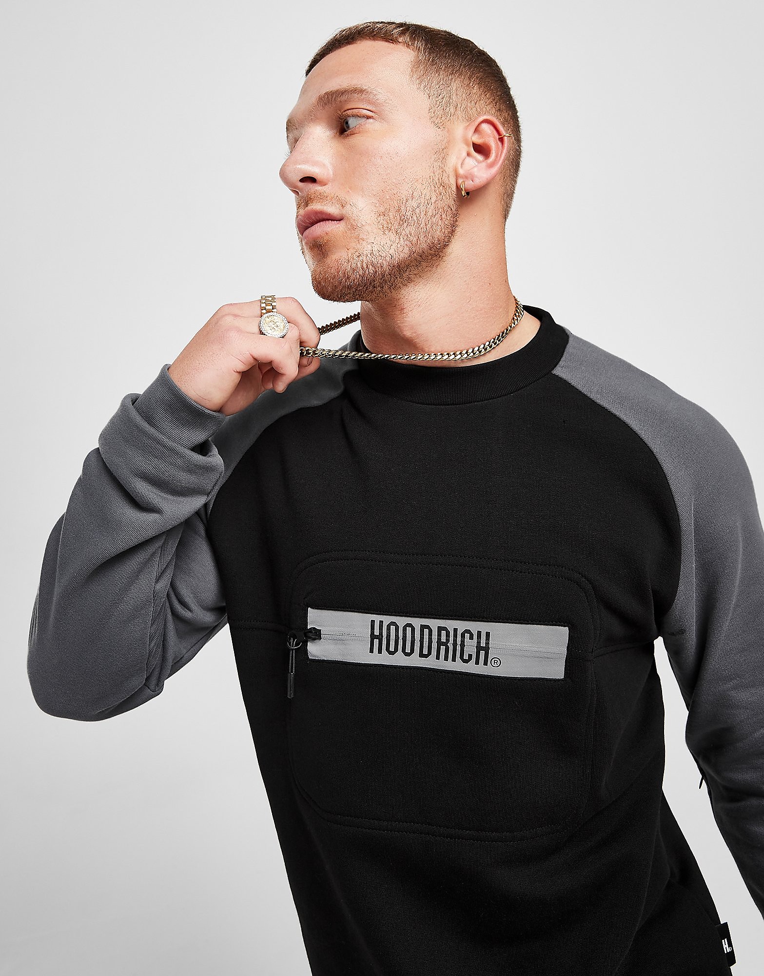 

Hoodrich Ancillary Crew Sweatshirt - Black - Mens, Black
