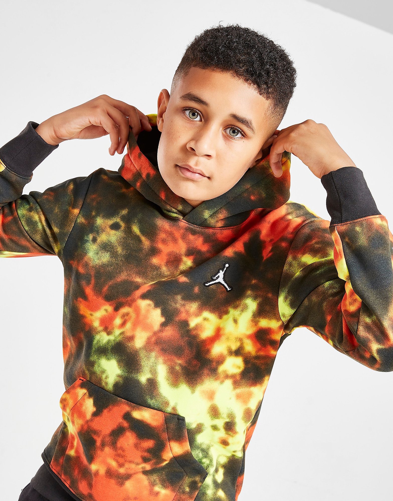 

Jordan Essentials Smoke Dye Pullover Hoodie Junior - Orange - Kids, Orange