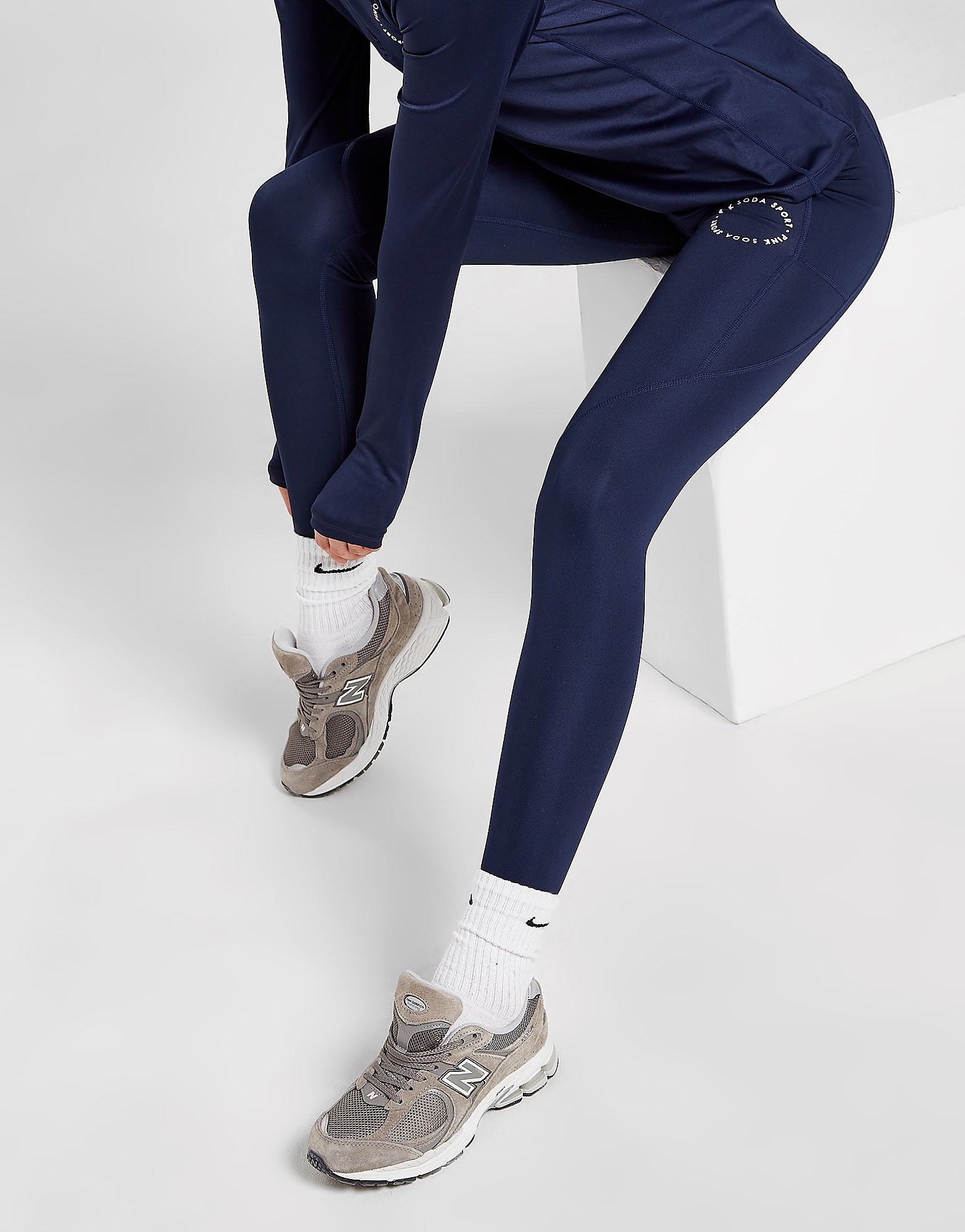 

Pink Soda Sport Olympic Hourglass Tights - Only at JD - Blue - Womens, Blue