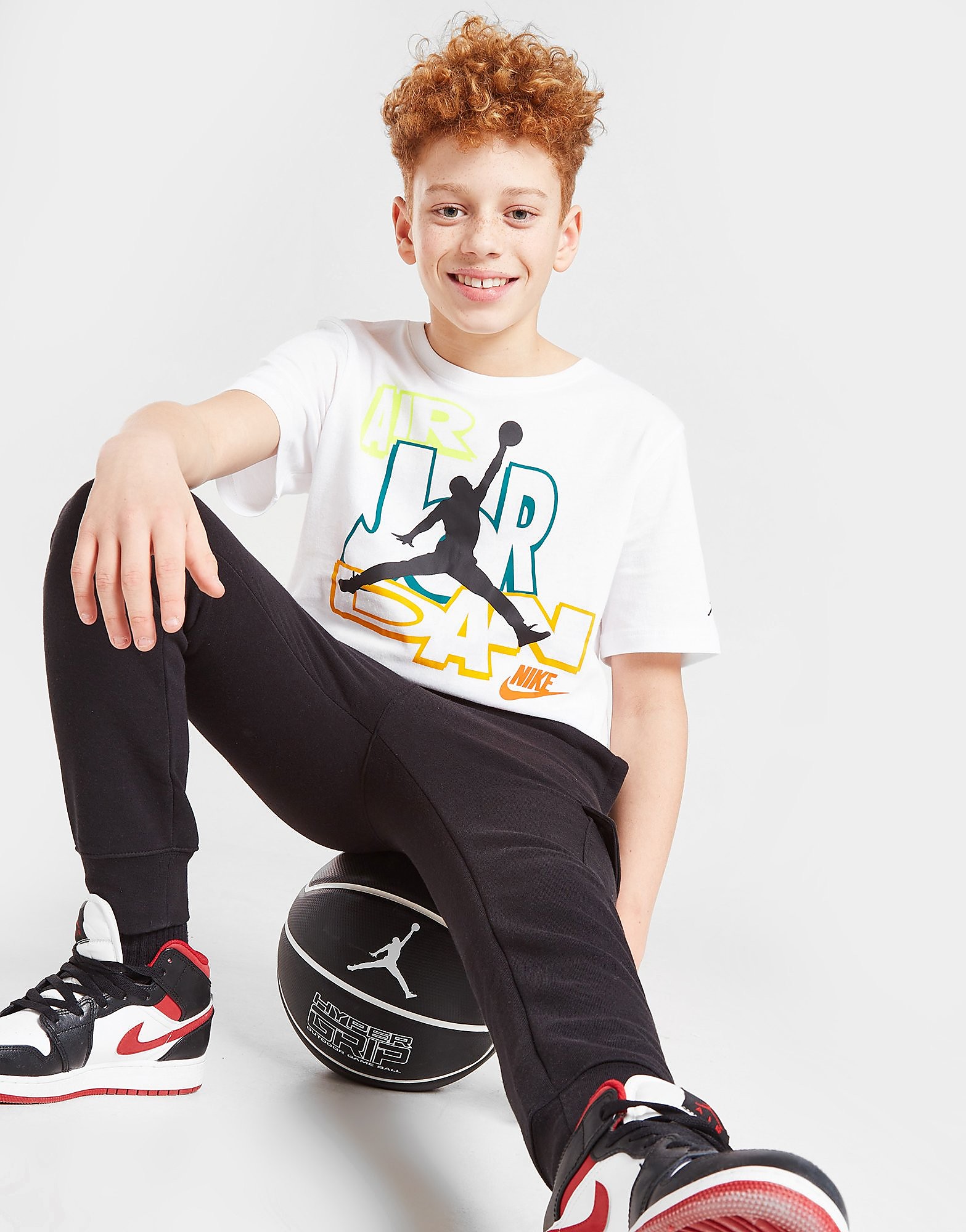 

Jordan Slime Vortex Stack T-Shirt Junior - White - Kids, White