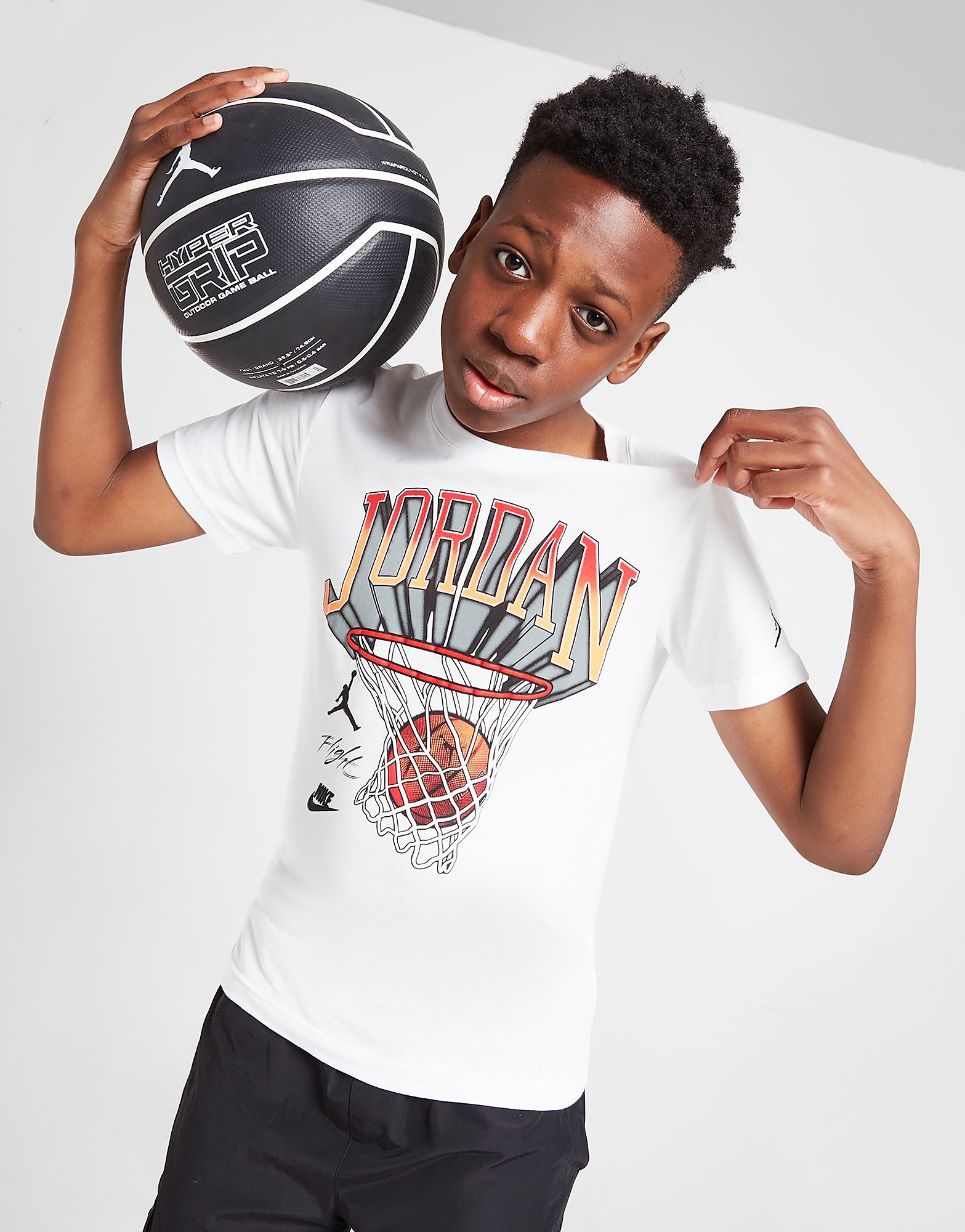 

Jordan Hoop Style T-Shirt Junior - White - Kids, White