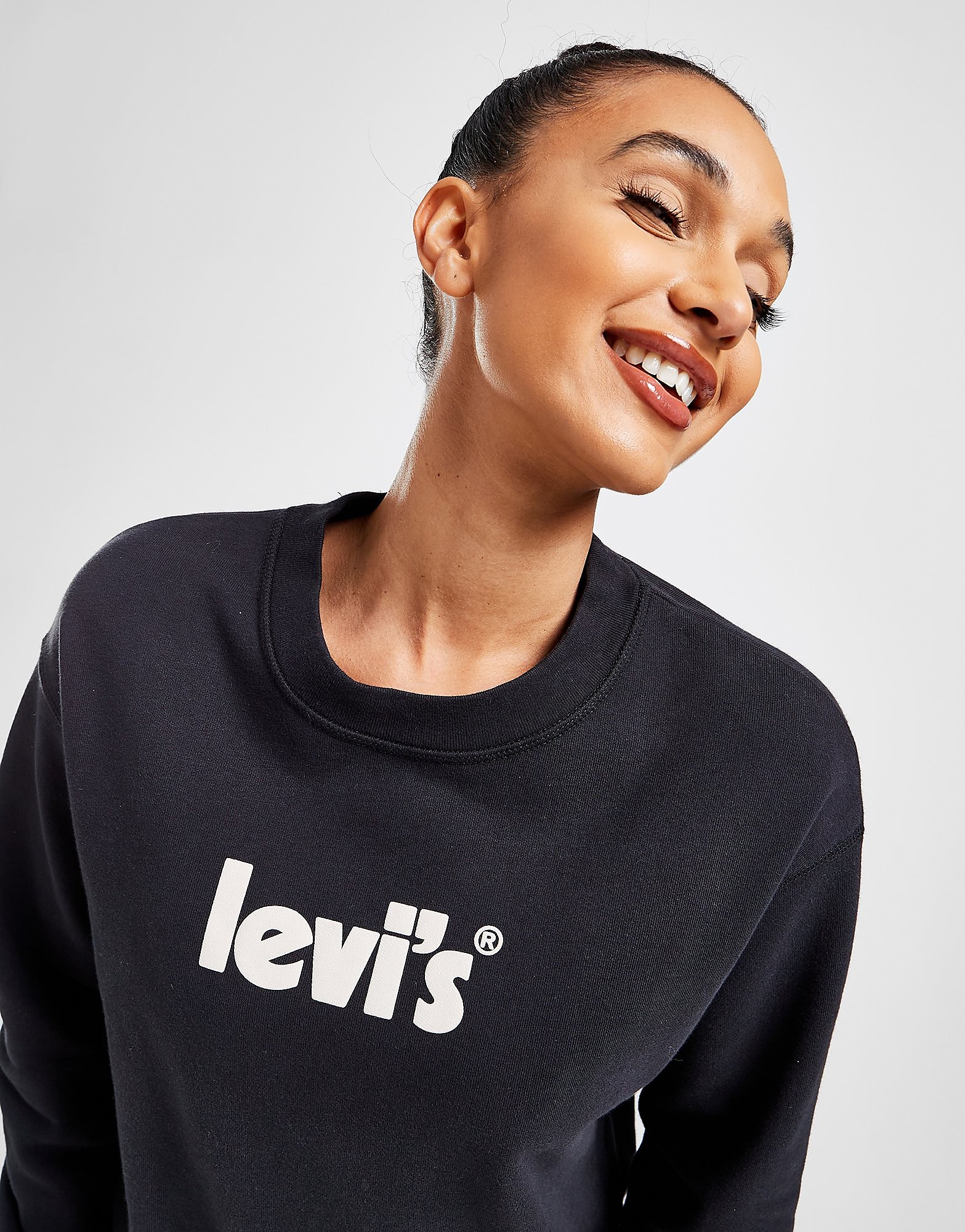 

Levis Poster Logo Sweatshirt - Black - Womens, Black
