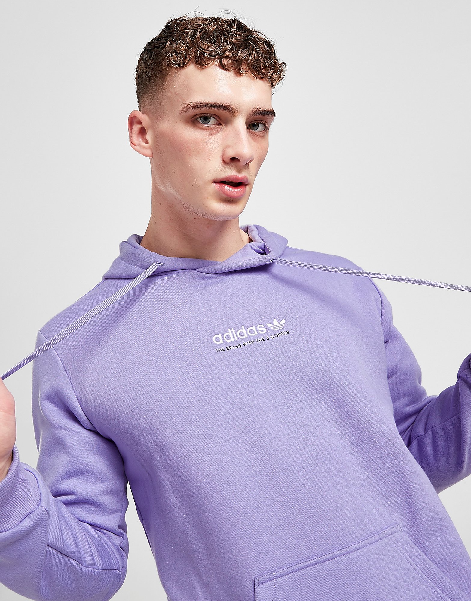 

adidas Originals Trefoil Logo Hoodie - Only at JD - Purple - Mens, Purple