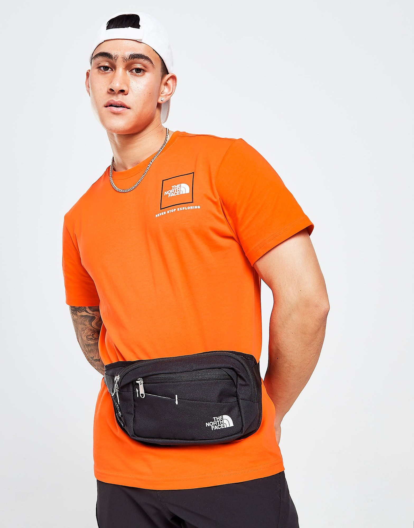 

The North Face Fine Box Logo T-Shirt - Only at JD - Orange, Orange