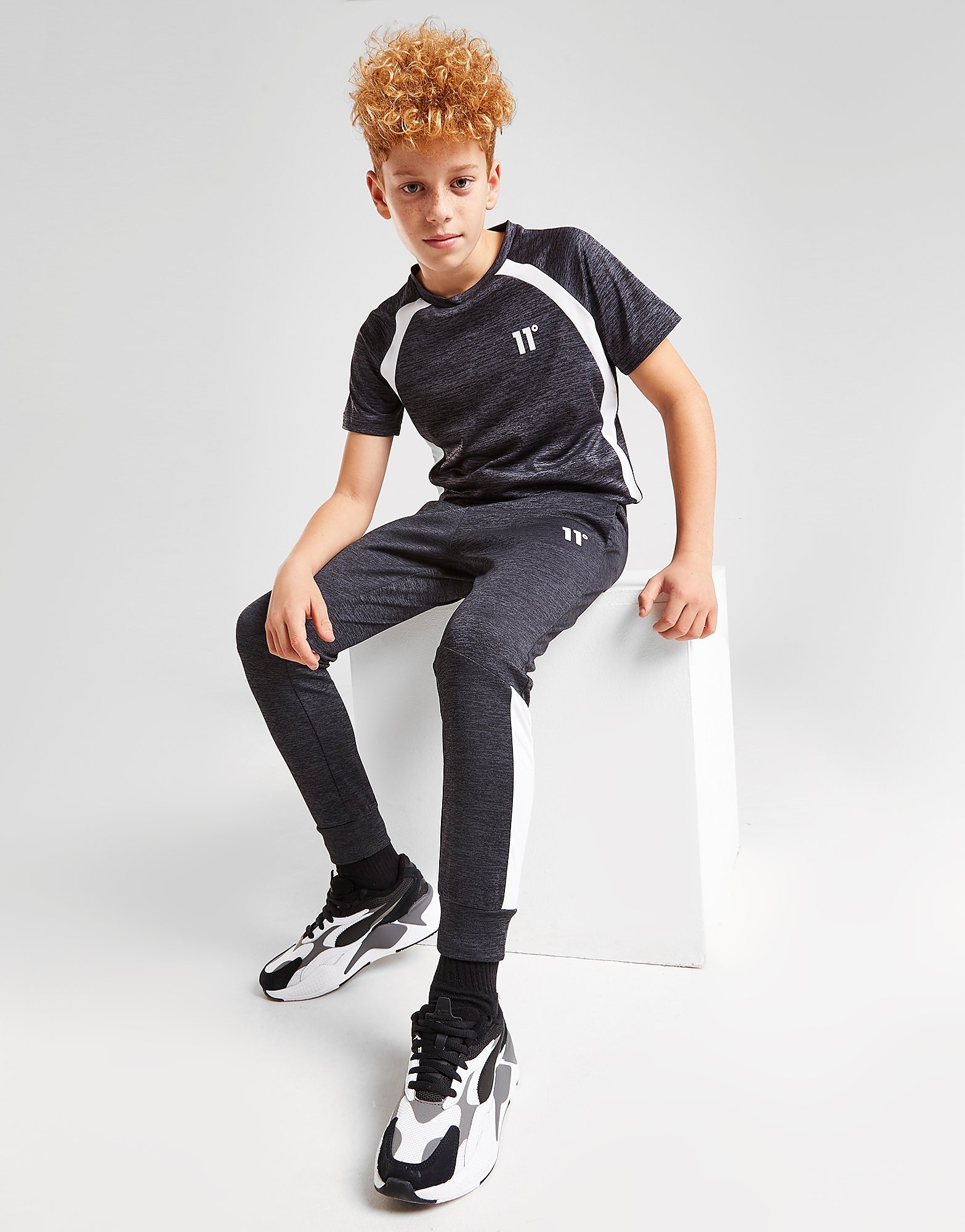 

11 Degrees Poly Track Pants Junior - Only at JD - Grey - Kids, Grey