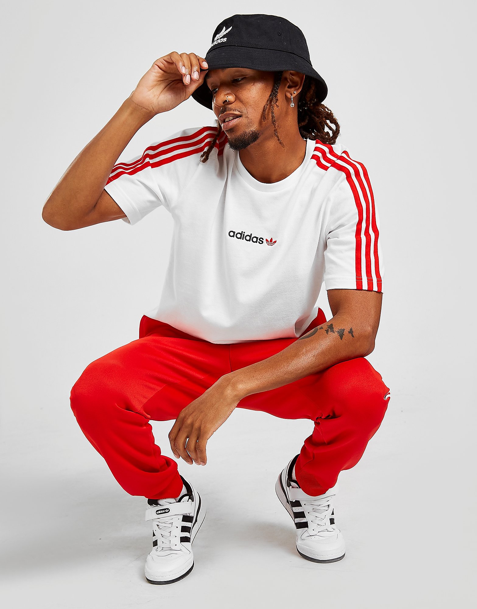 

adidas Originals Cali T-Shirt - Only at JD - White - Mens, White