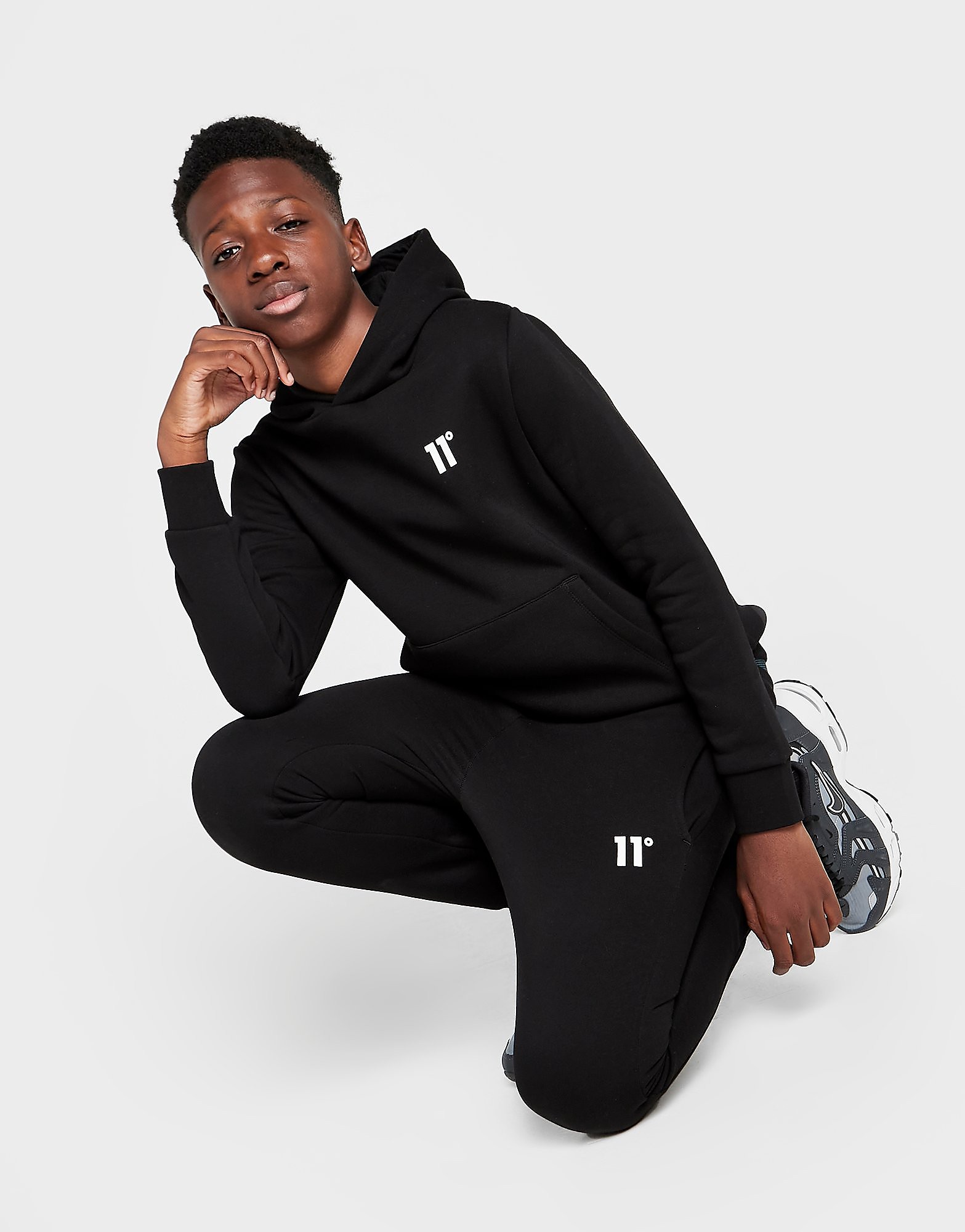 

11 Degrees Core Fleece Joggers Junior - Only at JD - Black - Kids, Black