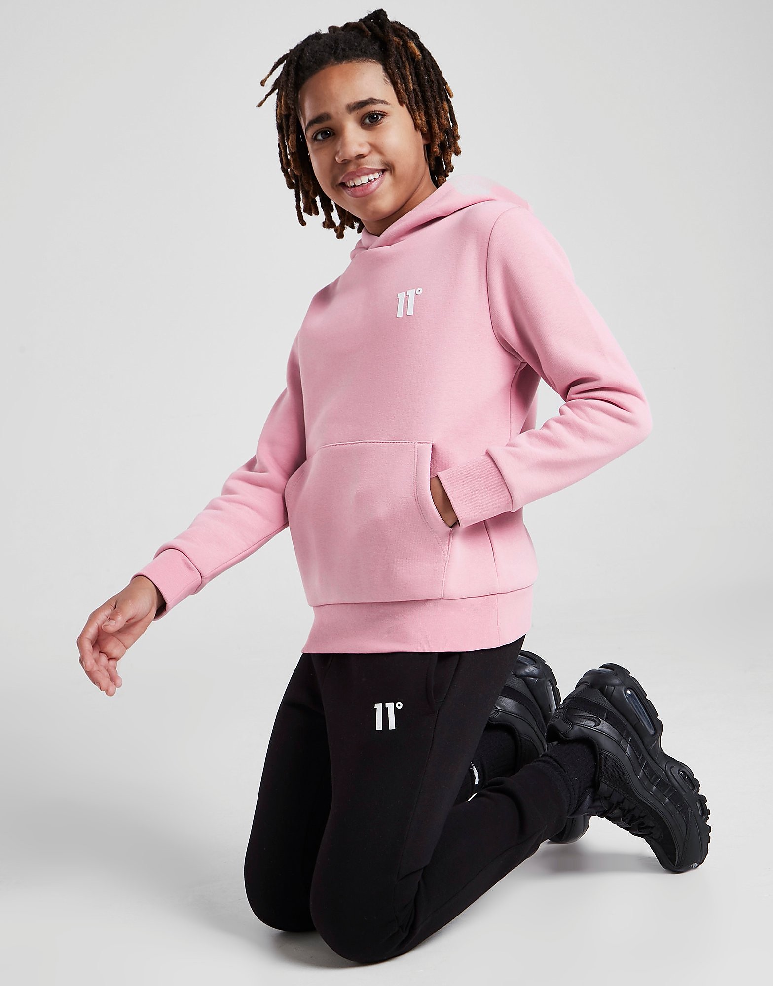 

11 Degrees Core Fleece Hoodie Junior - Only at JD - Pink - Kids, Pink