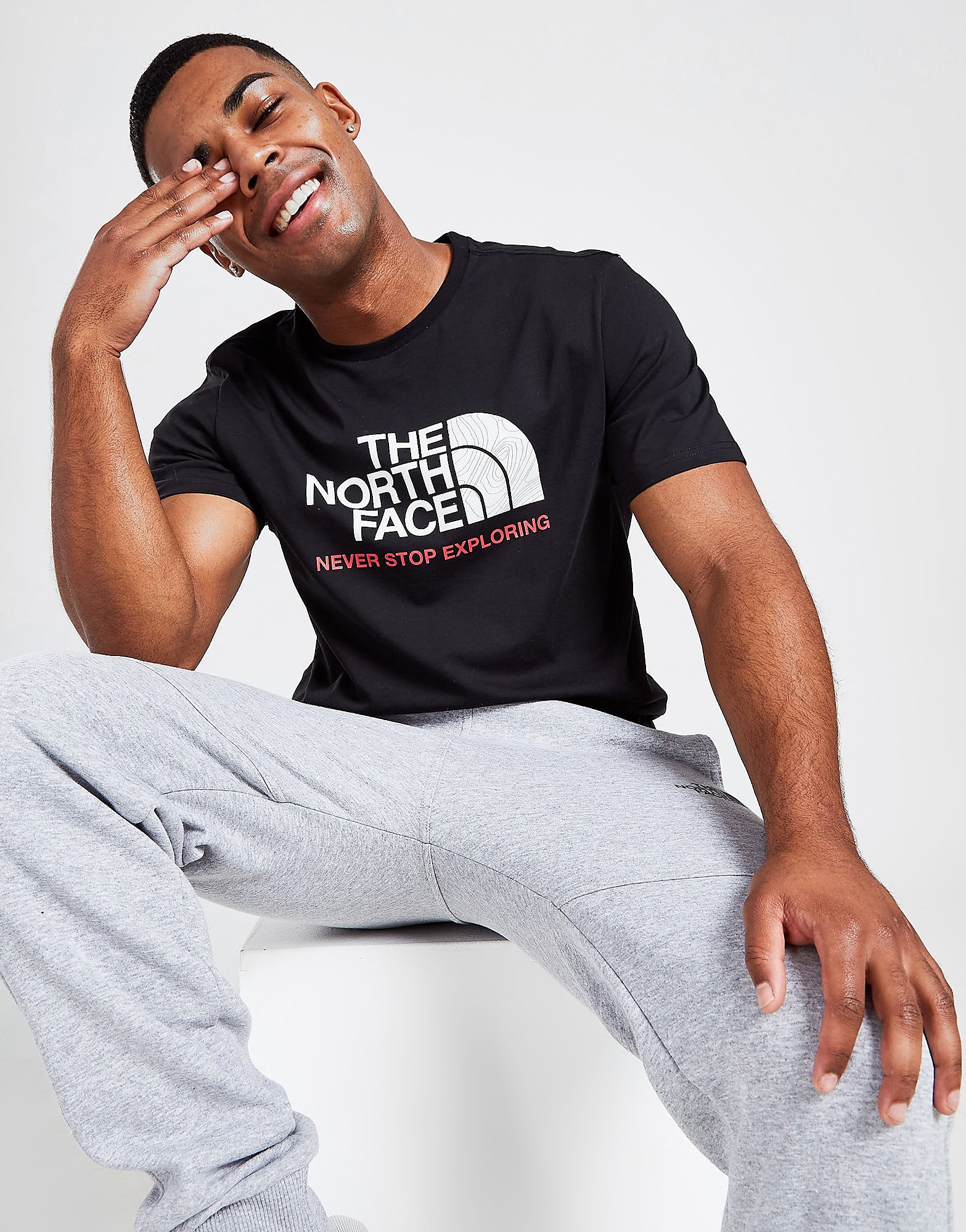 

The North Face Infill Logo T-Shirt - Only at JD - Black - Mens, Black