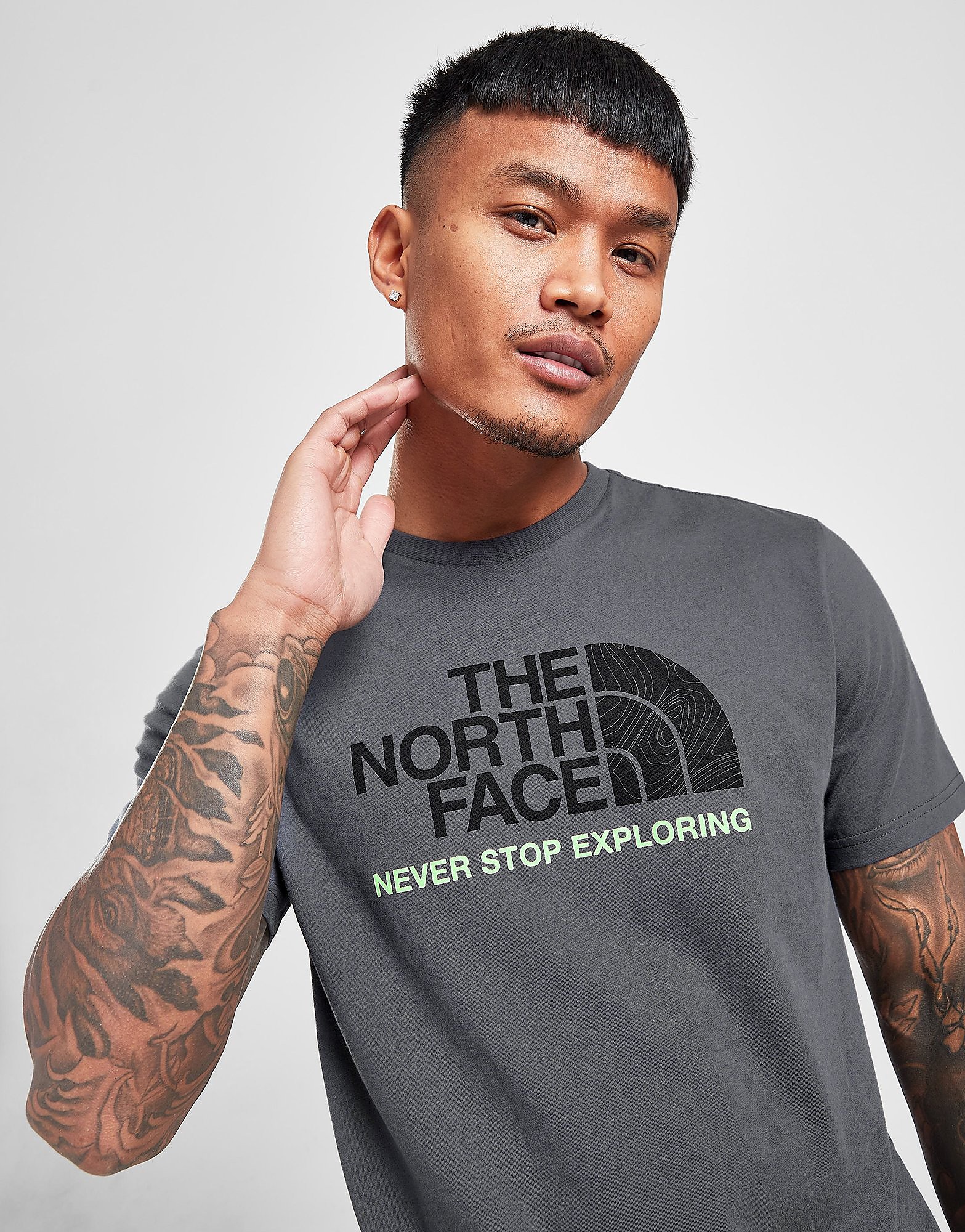 

The North Face Infill Logo T-Shirt - Only at JD - Grey - Mens, Grey