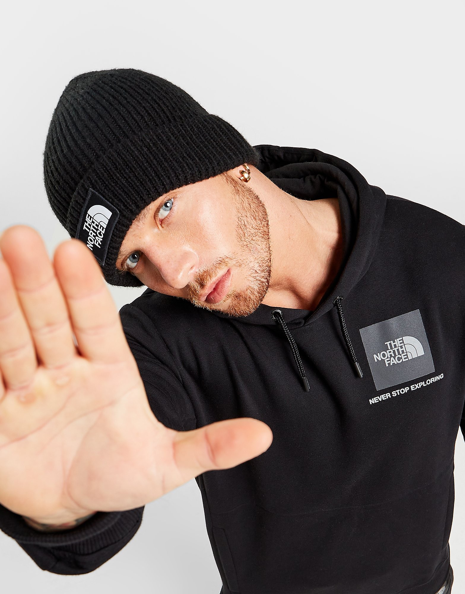 

The North Face Fine Box Hoodie - Only at JD - Black - Mens, Black